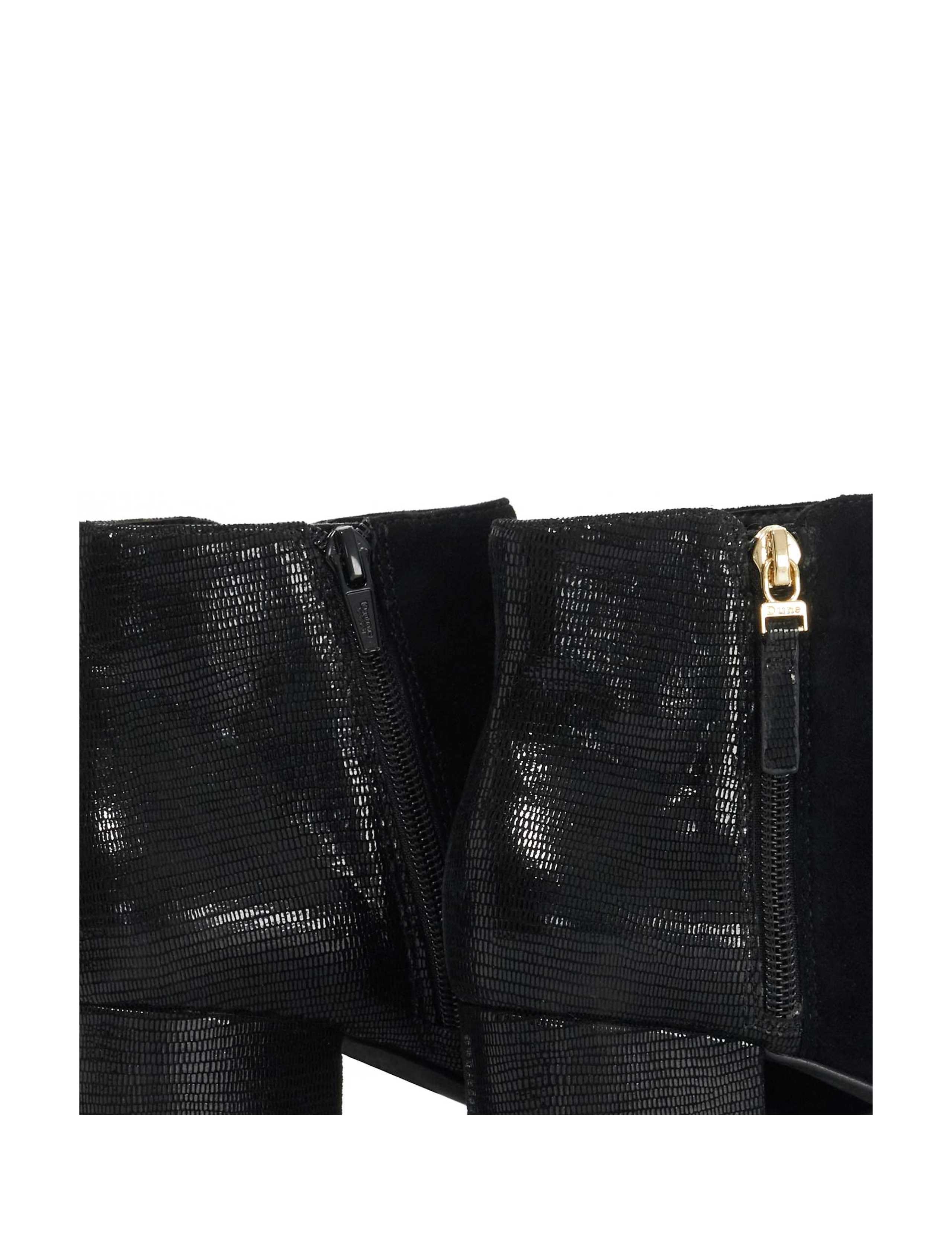 Suede Block Heel Ankle Boots 4 of 5