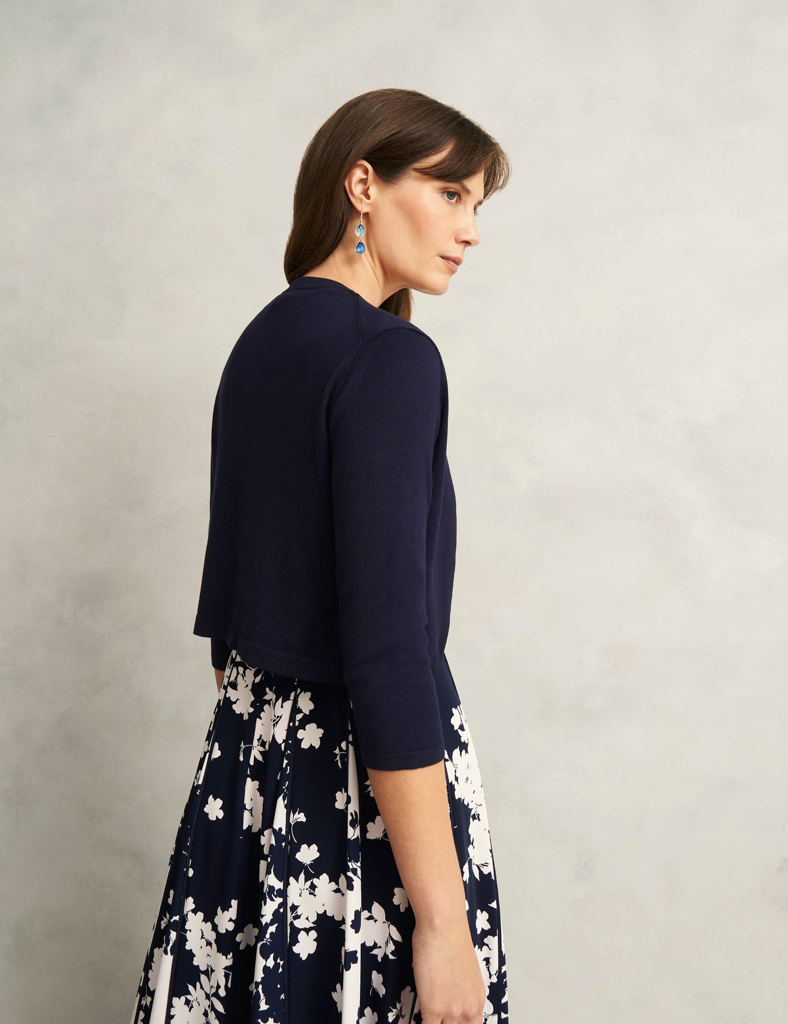 Modal Blend Cropped Cardigan 4 of 5