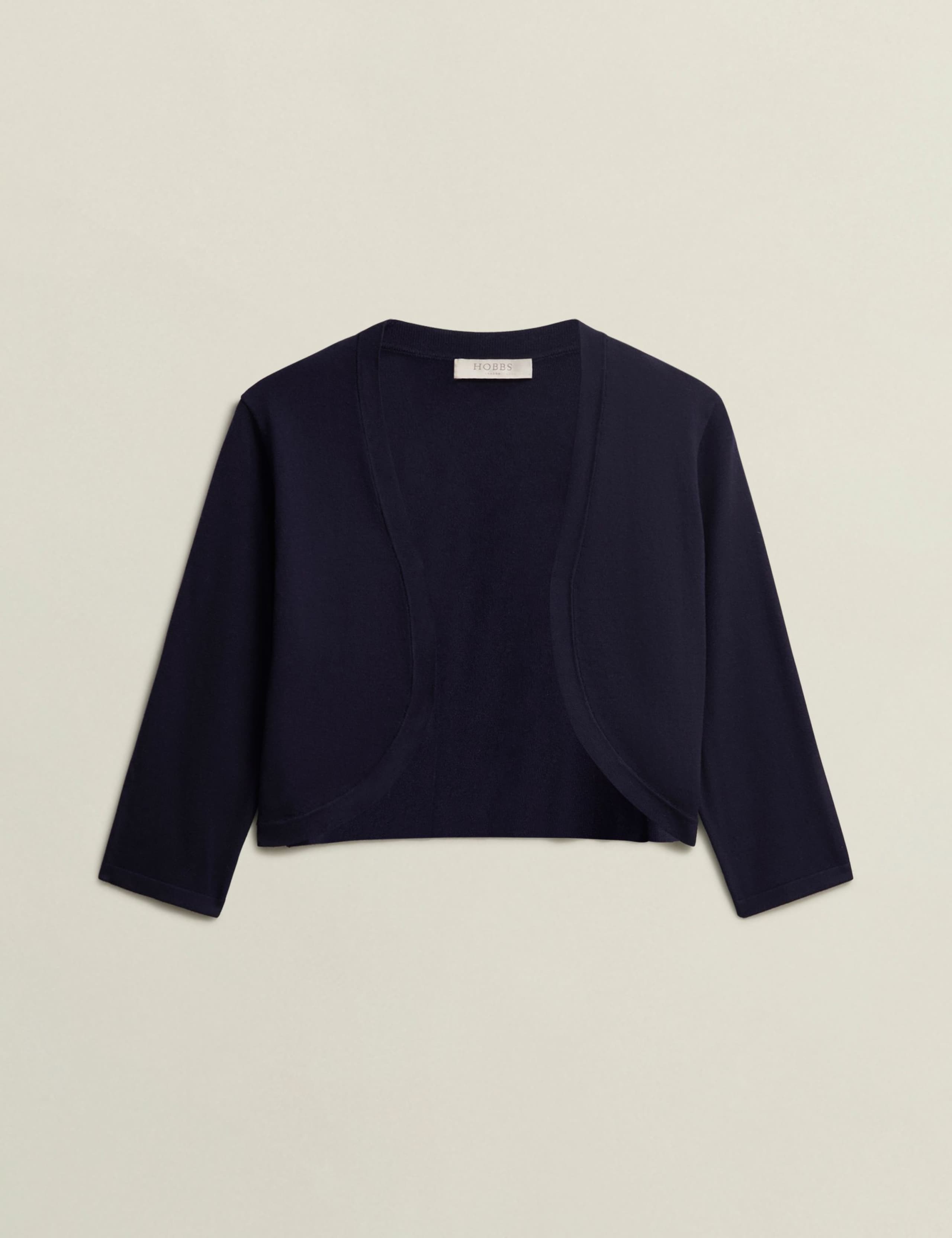 Modal Blend Cropped Cardigan 2 of 5