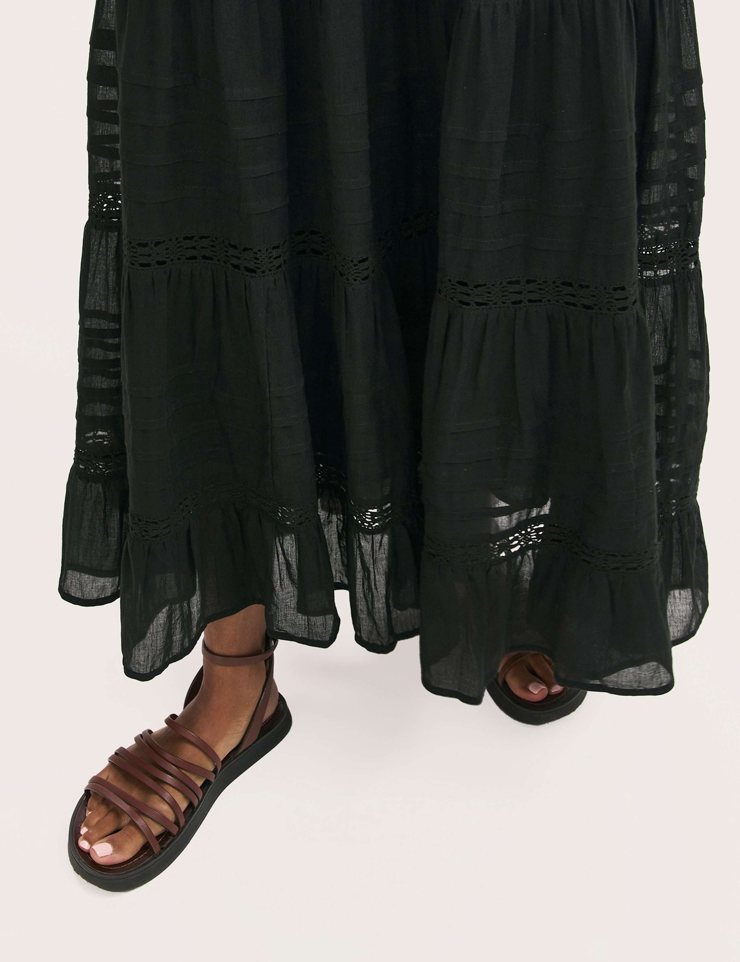 Pure Cotton Voile Midiaxi Tiered Skirt 5 of 5