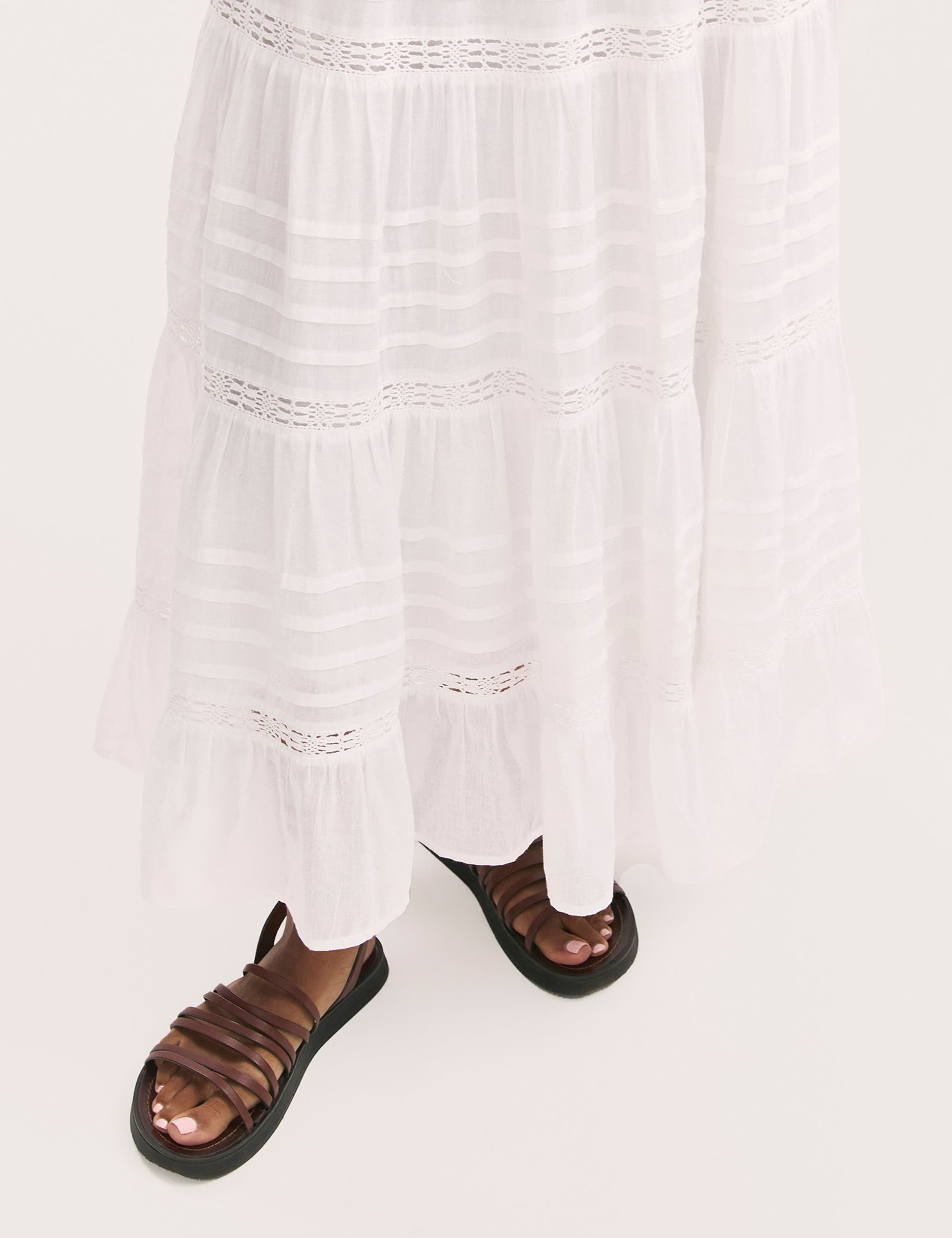 Pure Cotton Voile Midiaxi Tiered Skirt 5 of 5