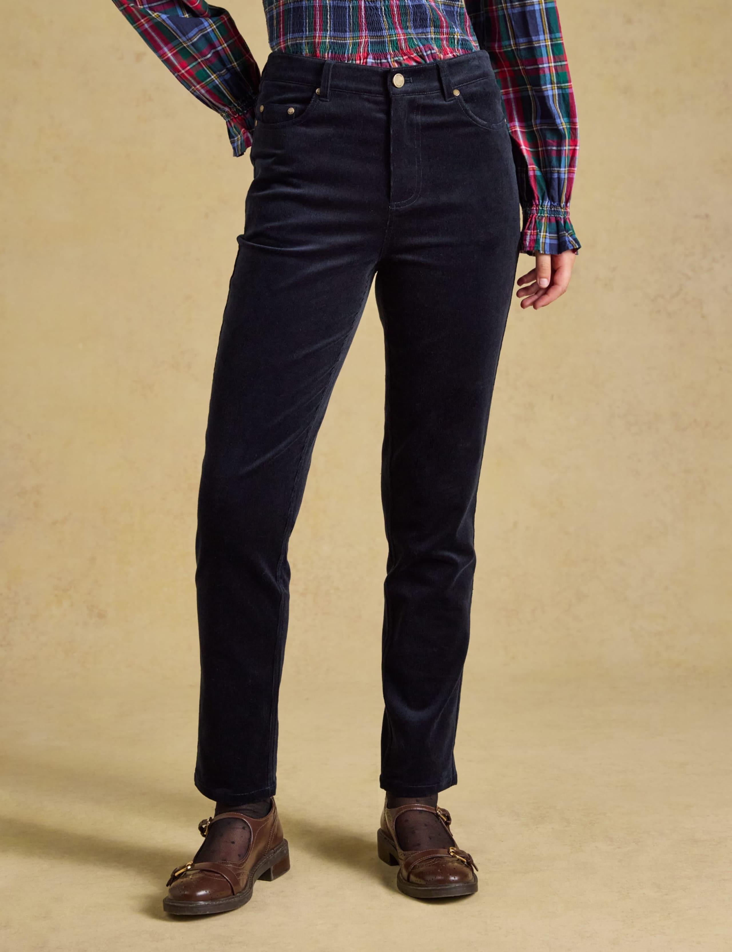 Cord Straight Leg Trousers 1 of 8