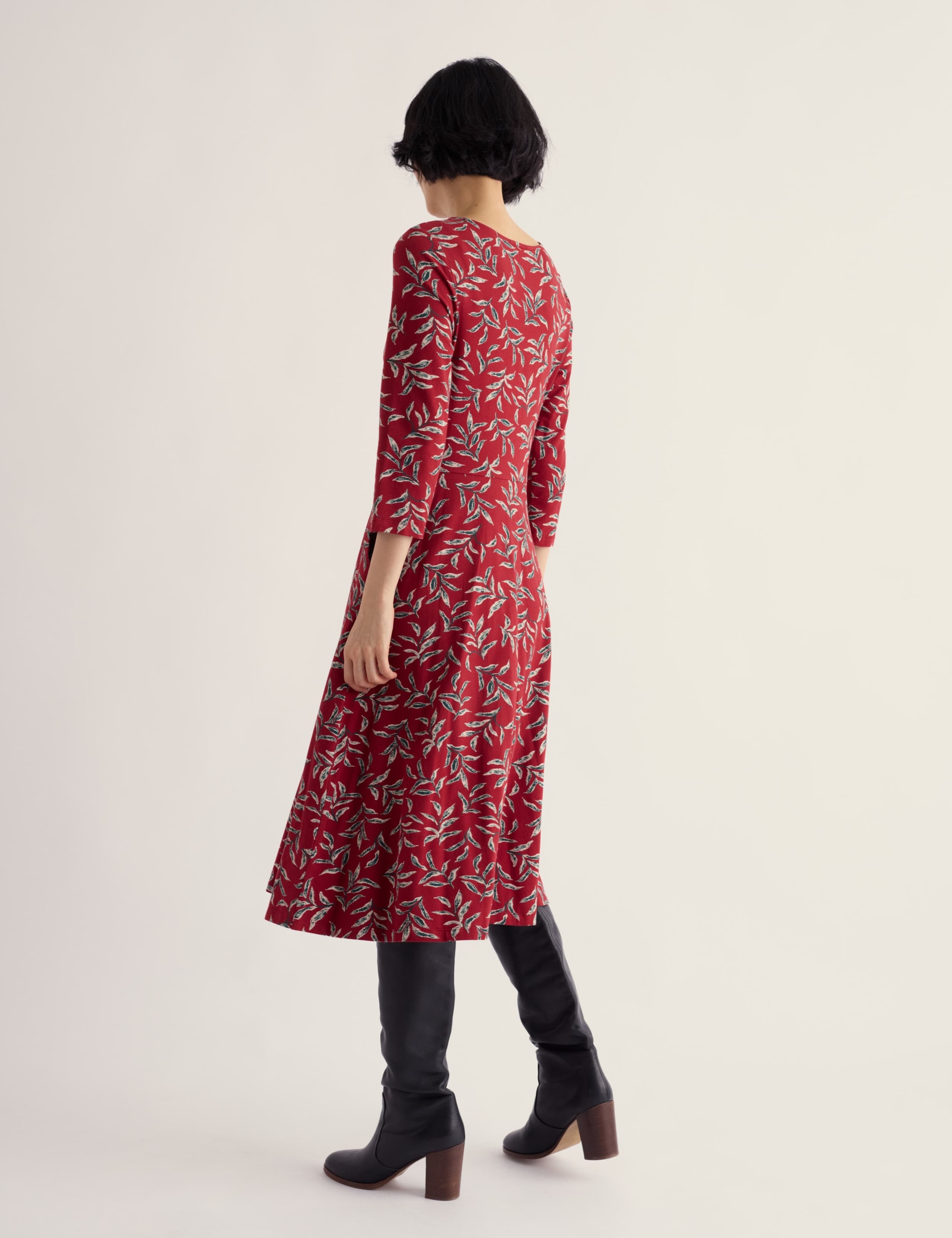 Floral Midi Fit & Flare Dress 5 of 5