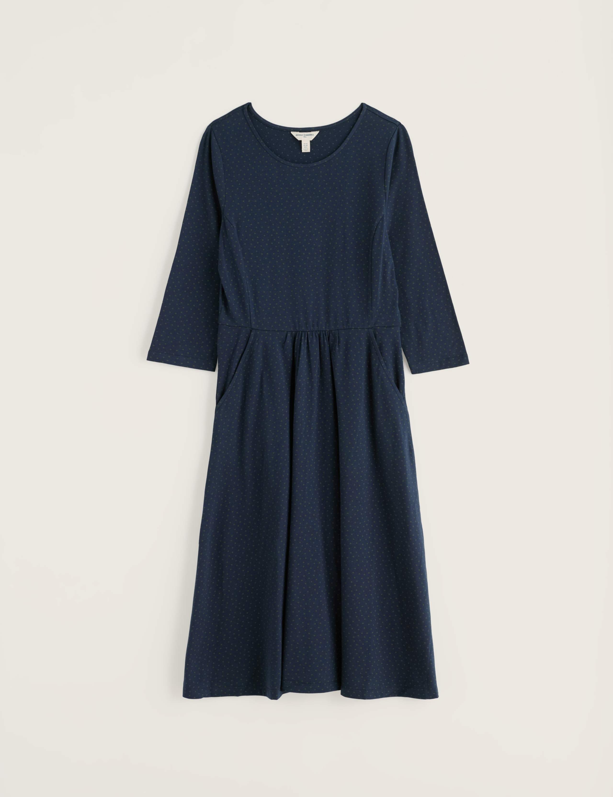 Printed Midi Fit & Flare Dress 2 of 5