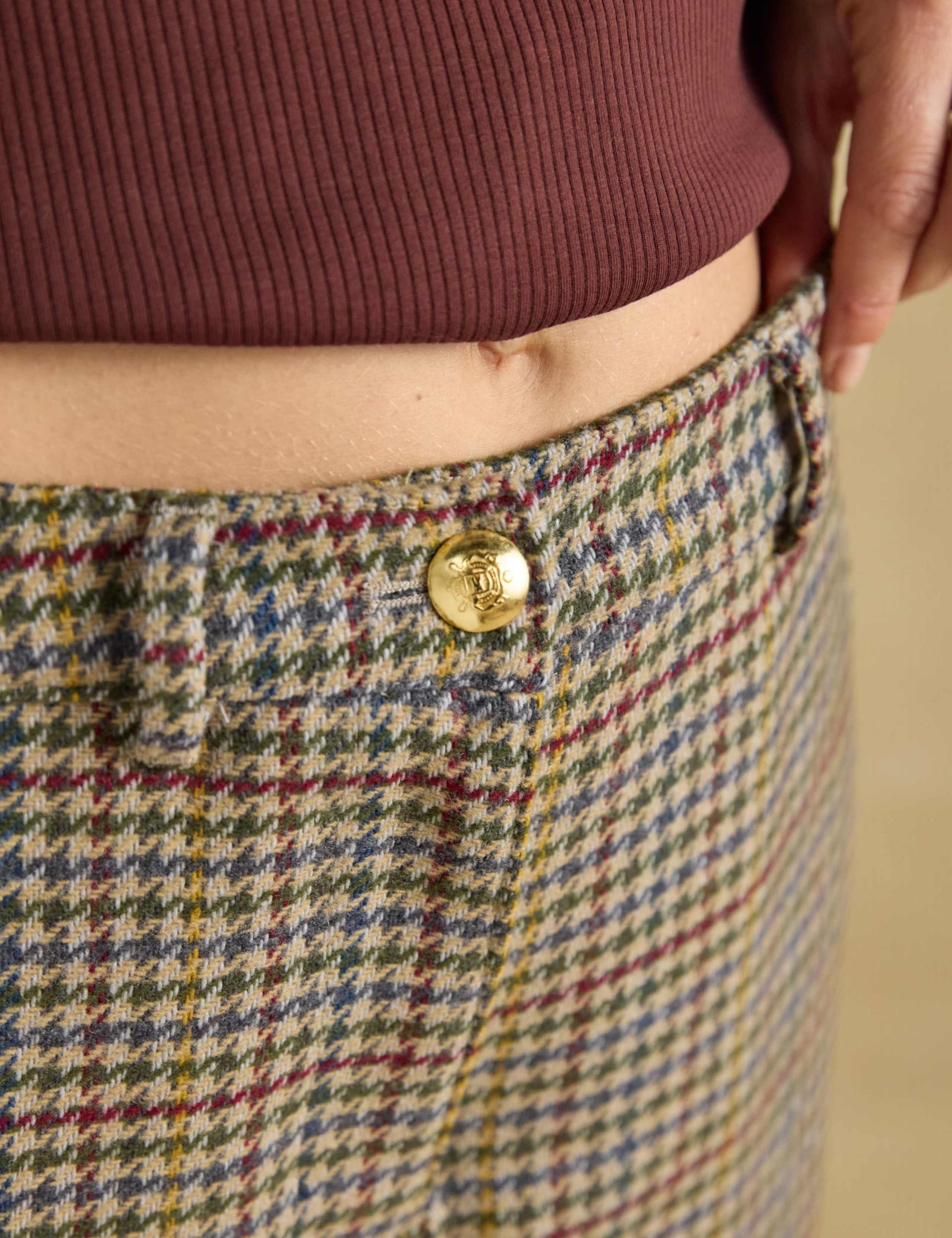 Checked Tapered Leg Trousers 5 of 7