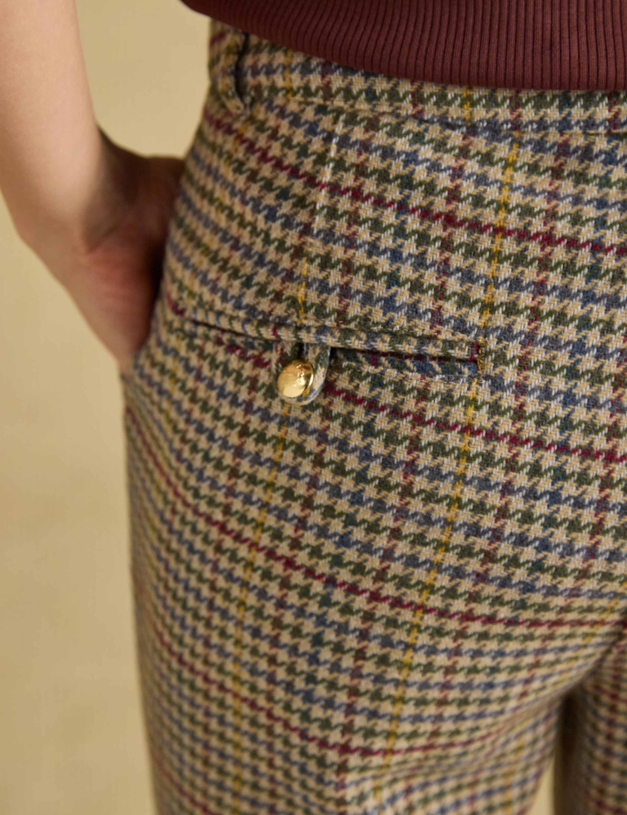 Checked Tapered Leg Trousers 6 of 7