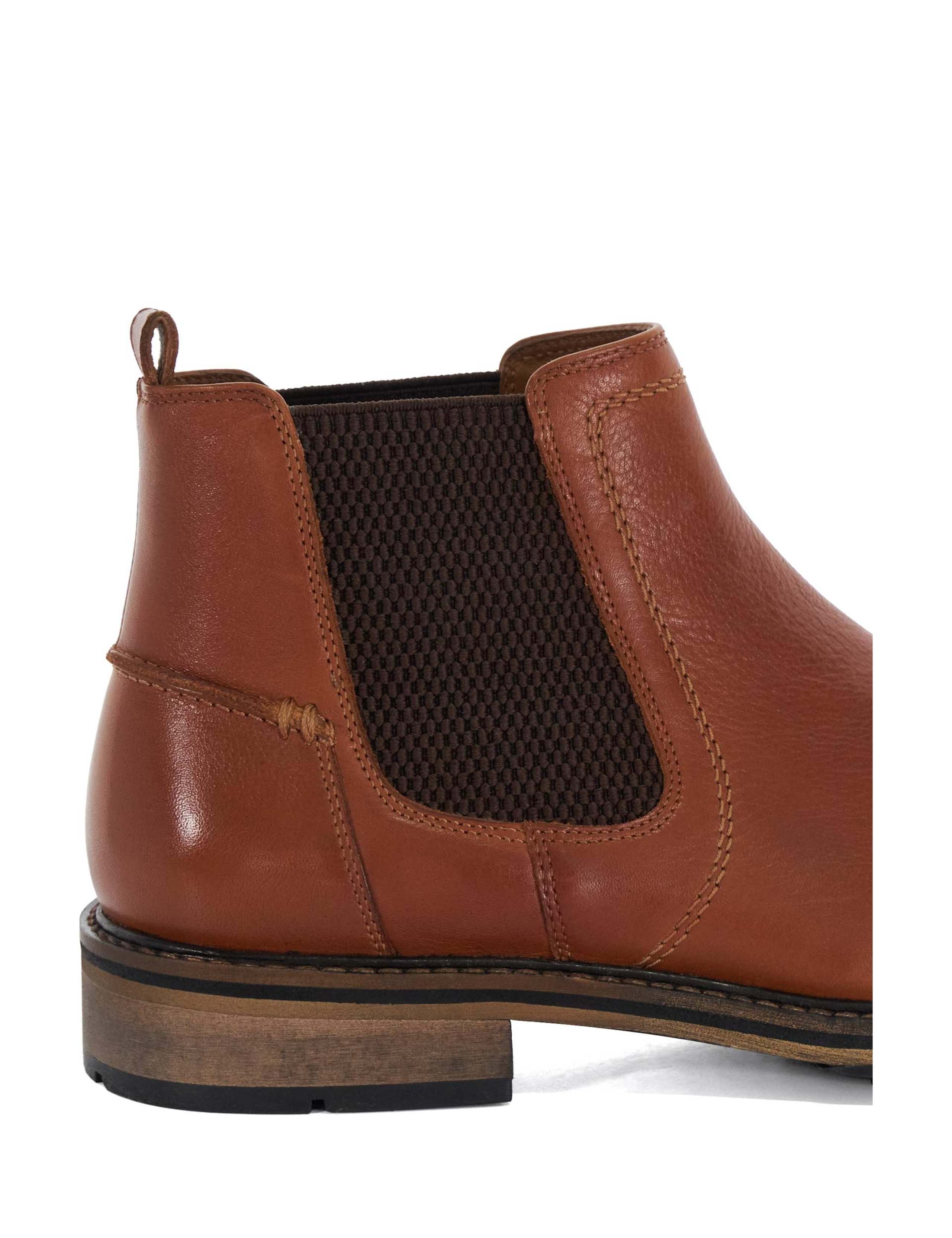 Wide Fit Leather Pull On Chelsea Boots 3 of 6