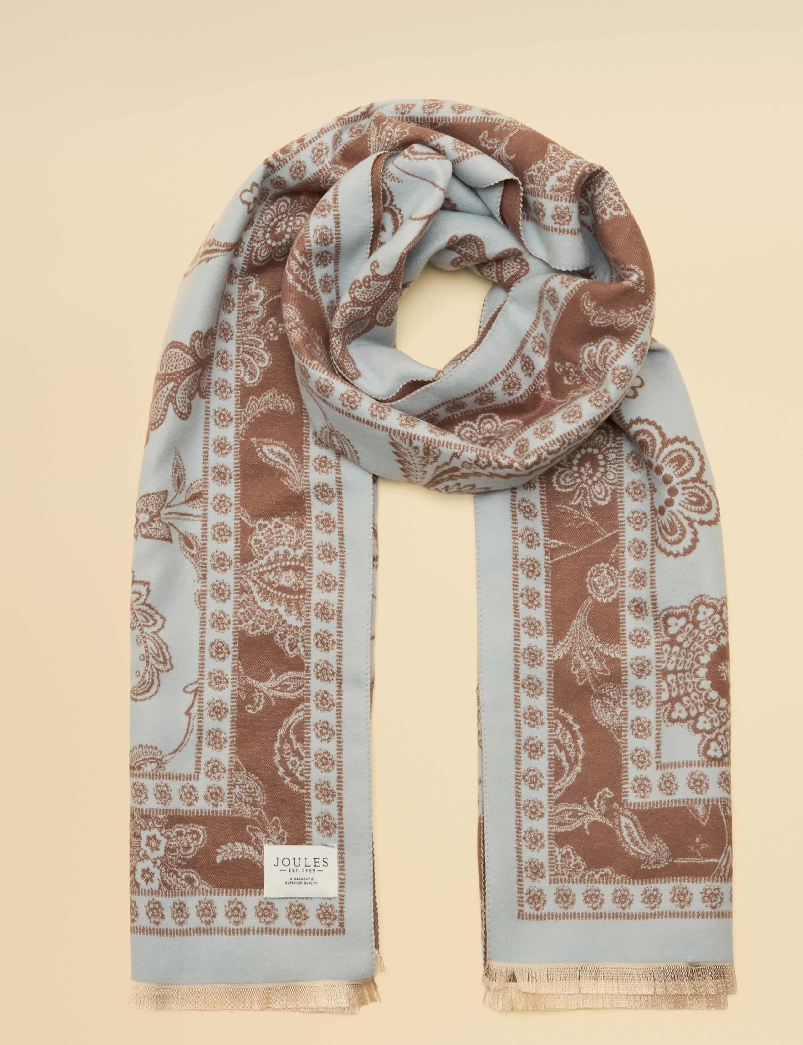 Jacquard Floral Scarf 1 of 7
