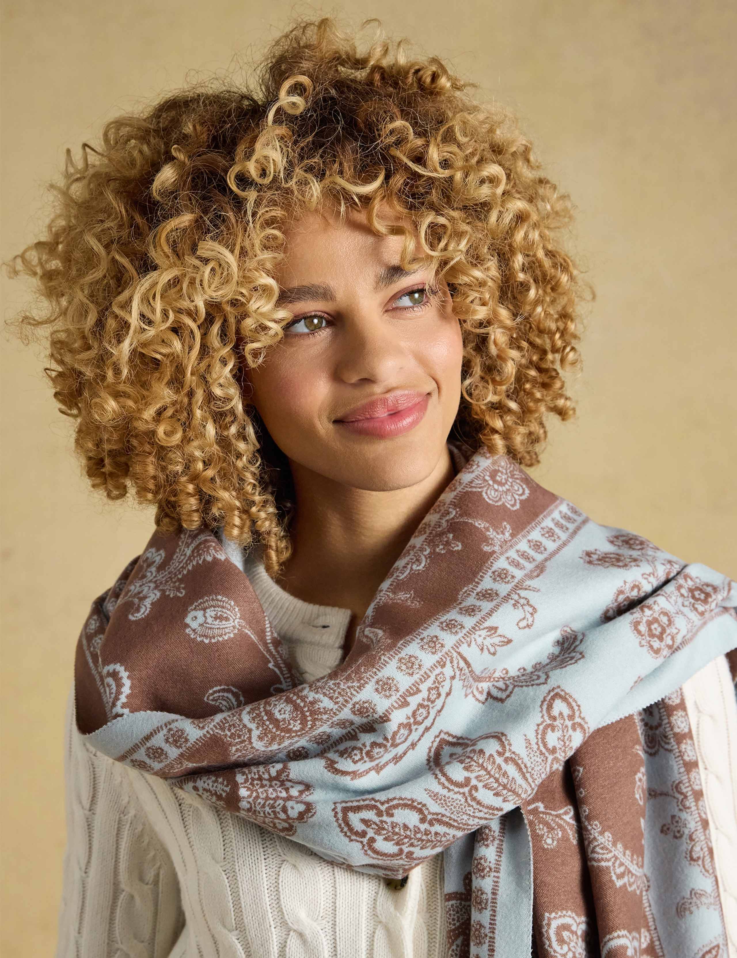 Jacquard Floral Scarf 6 of 7
