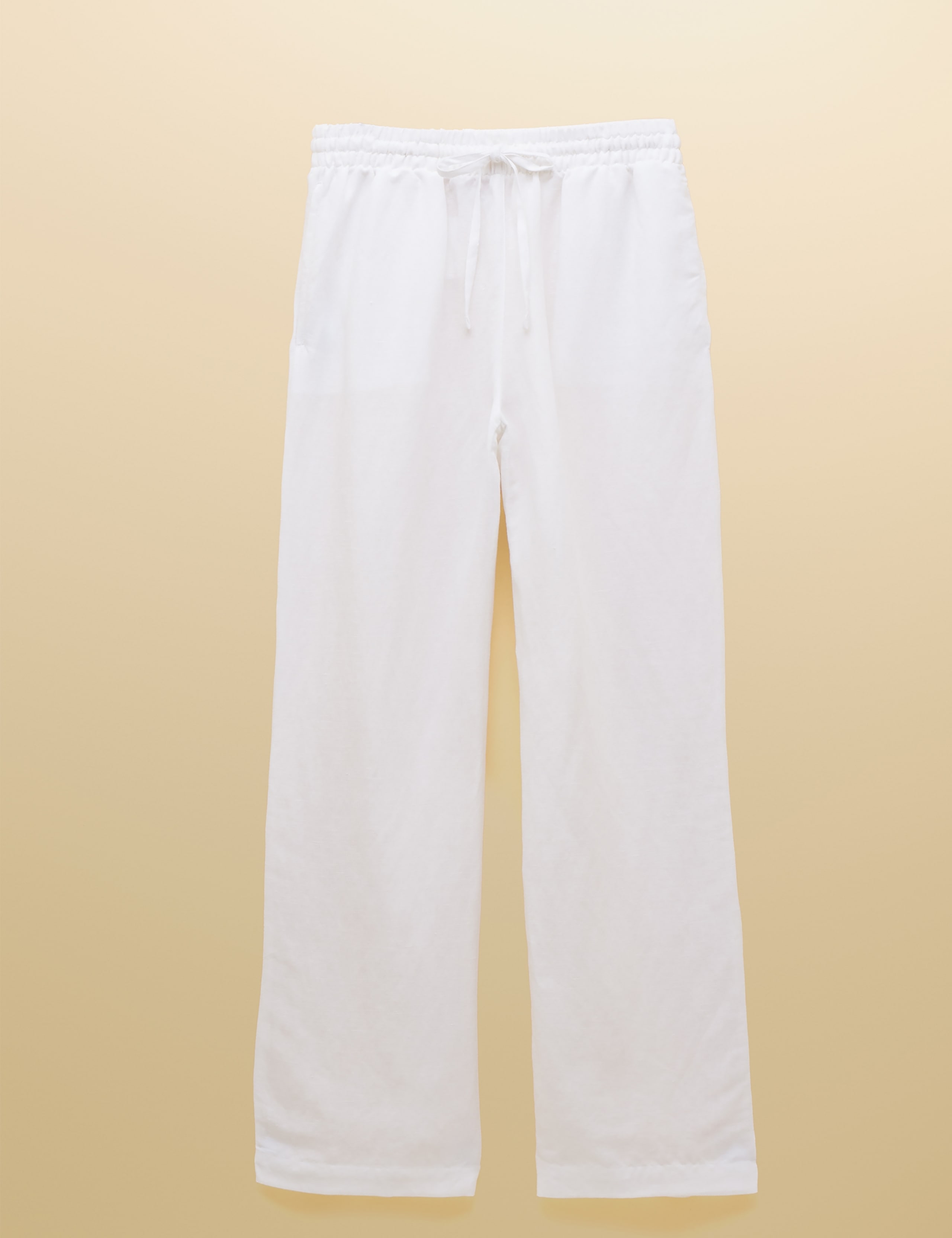 Linen Blend Wide Leg Trousers 2 of 7