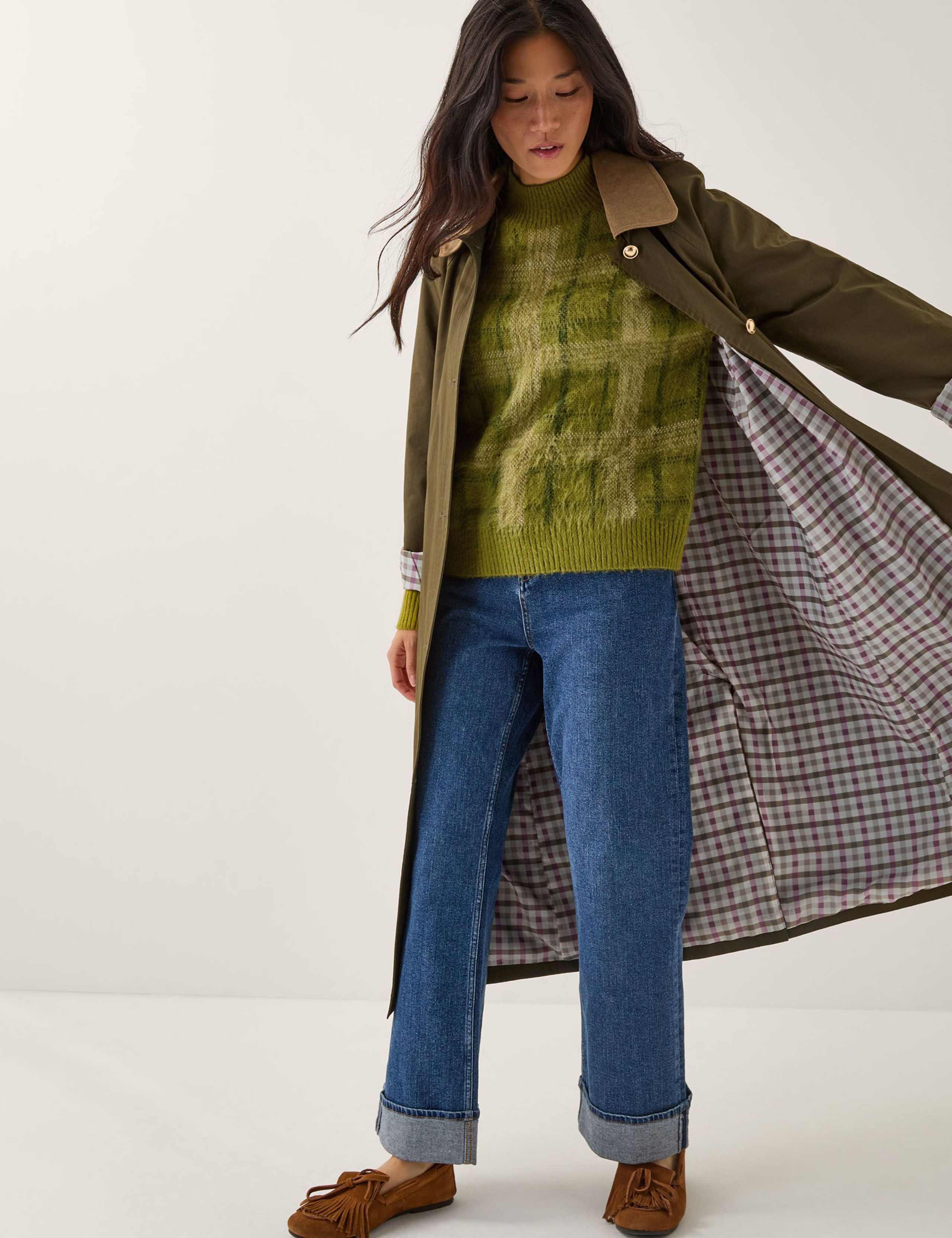 Checked High Neck Jumper 4 of 5