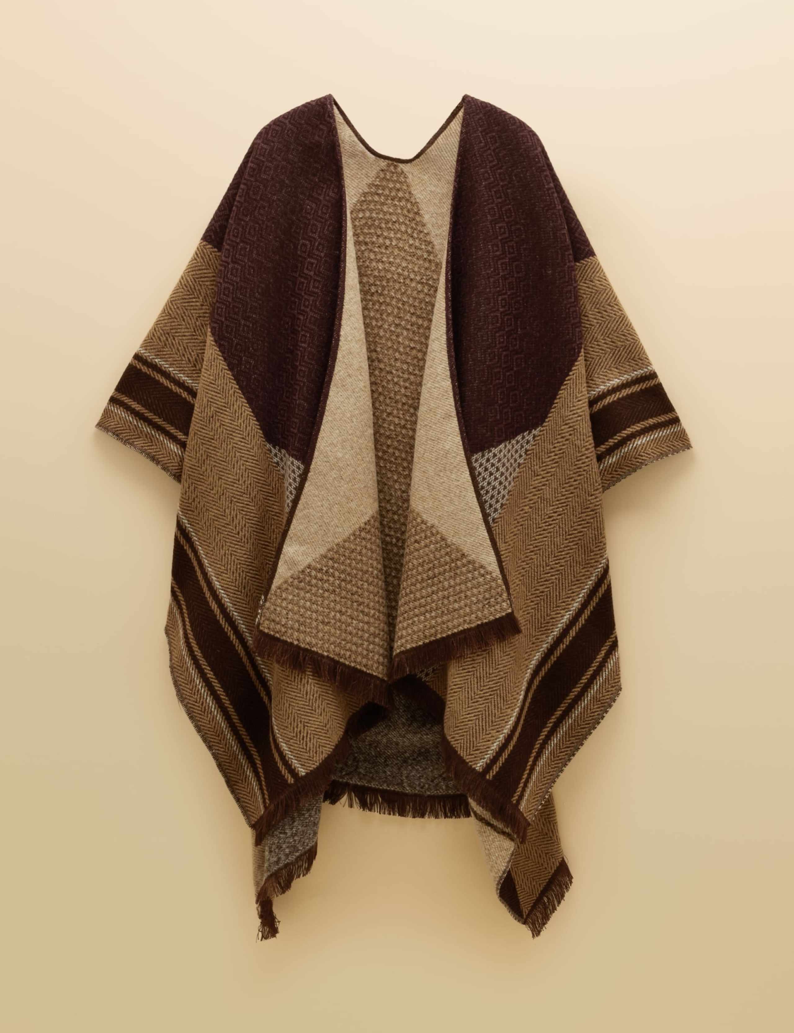 Jacquard Poncho 7 of 7