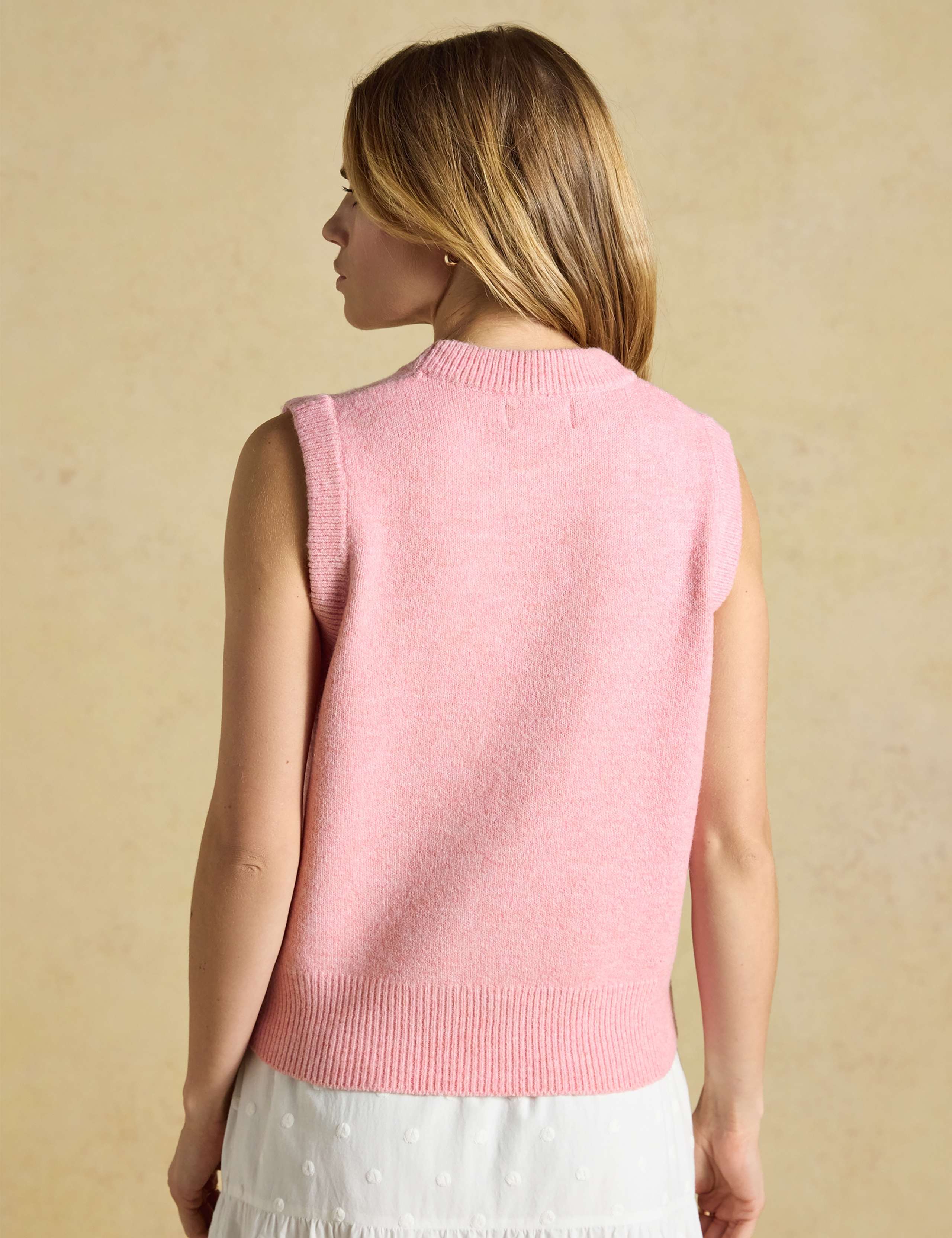 Crew Neck Knitted Vest 6 of 7