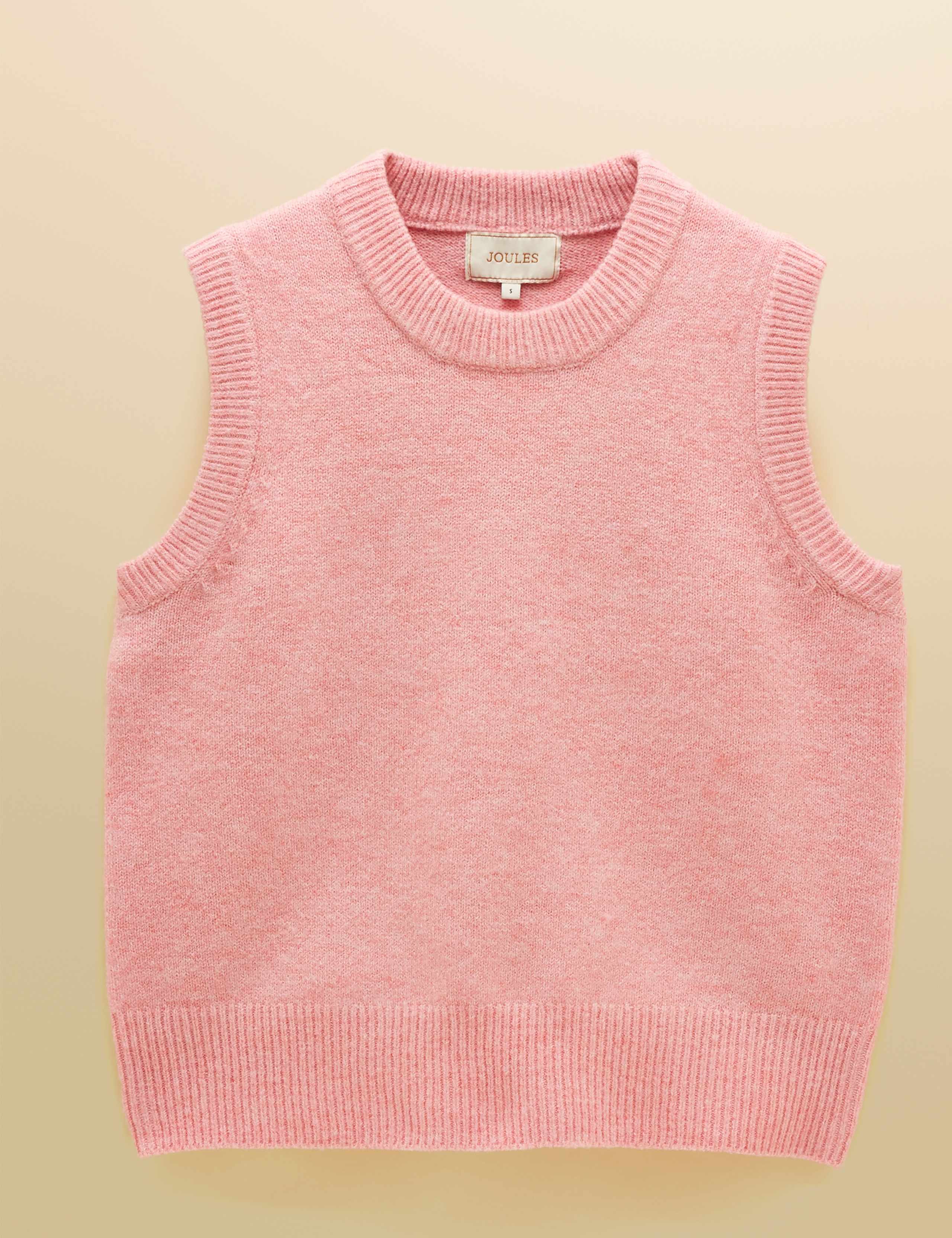 Crew Neck Knitted Vest 2 of 7