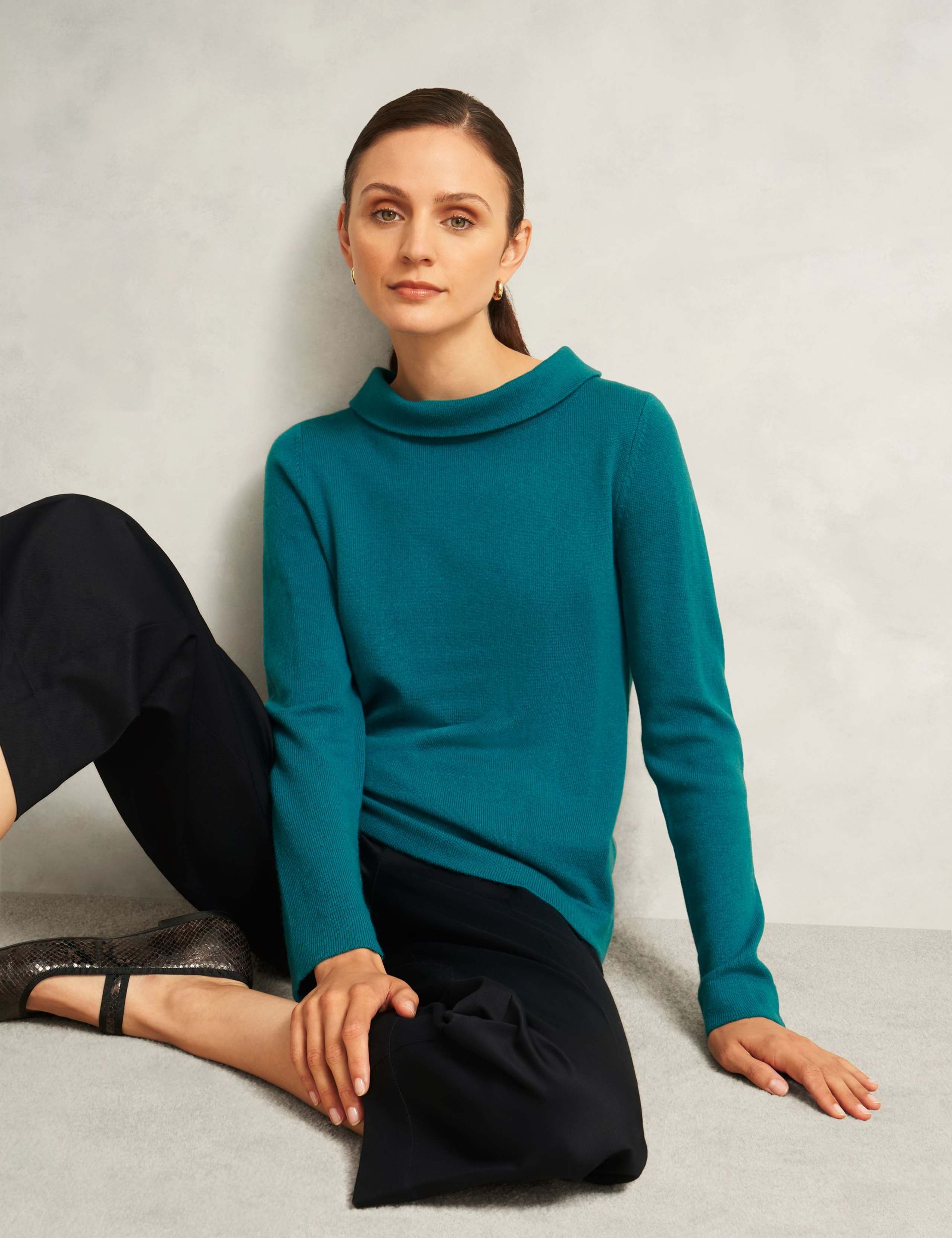 Merino Wool Rich Jumper with Cashmere 4 of 5