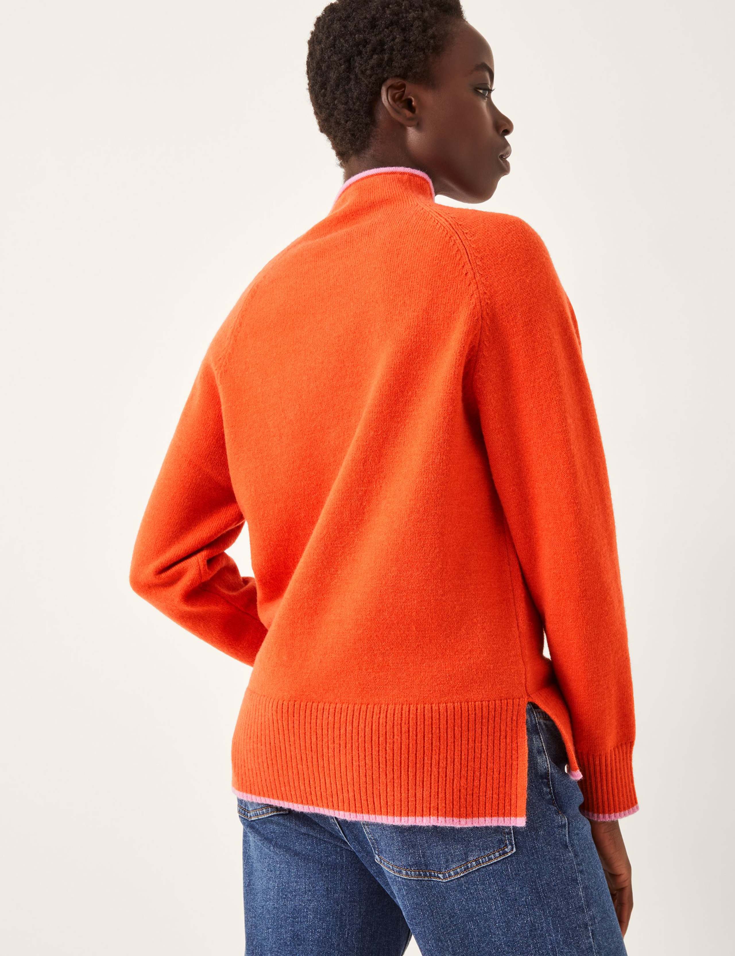 High Neck Button Detail Jumper 4 of 4