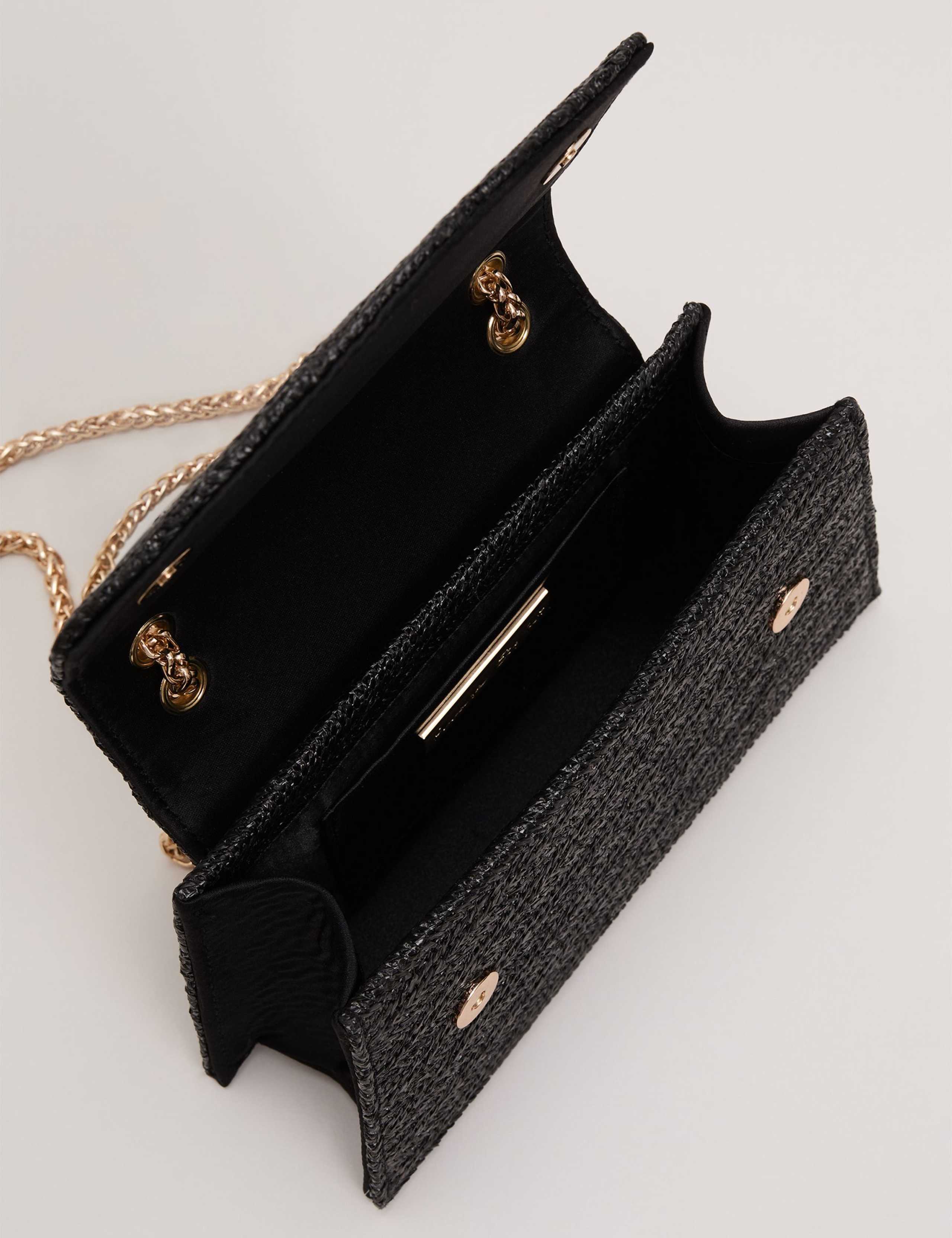 Raffia Chain Strap Clutch Bag 7 of 8