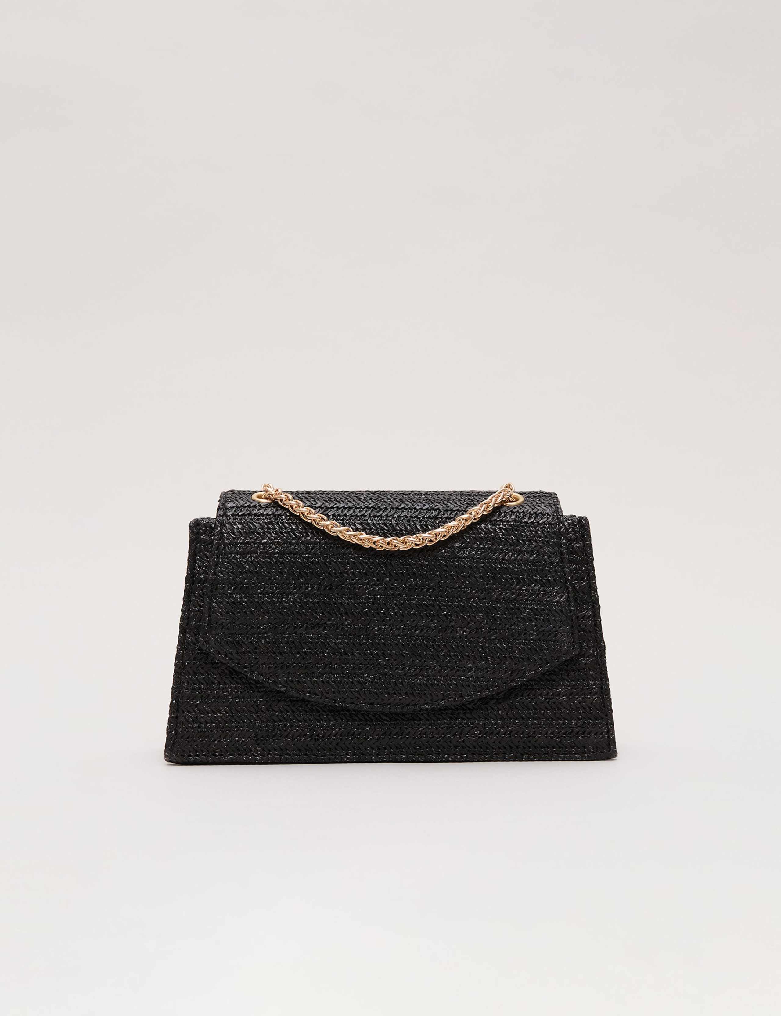 Raffia Chain Strap Clutch Bag 2 of 8