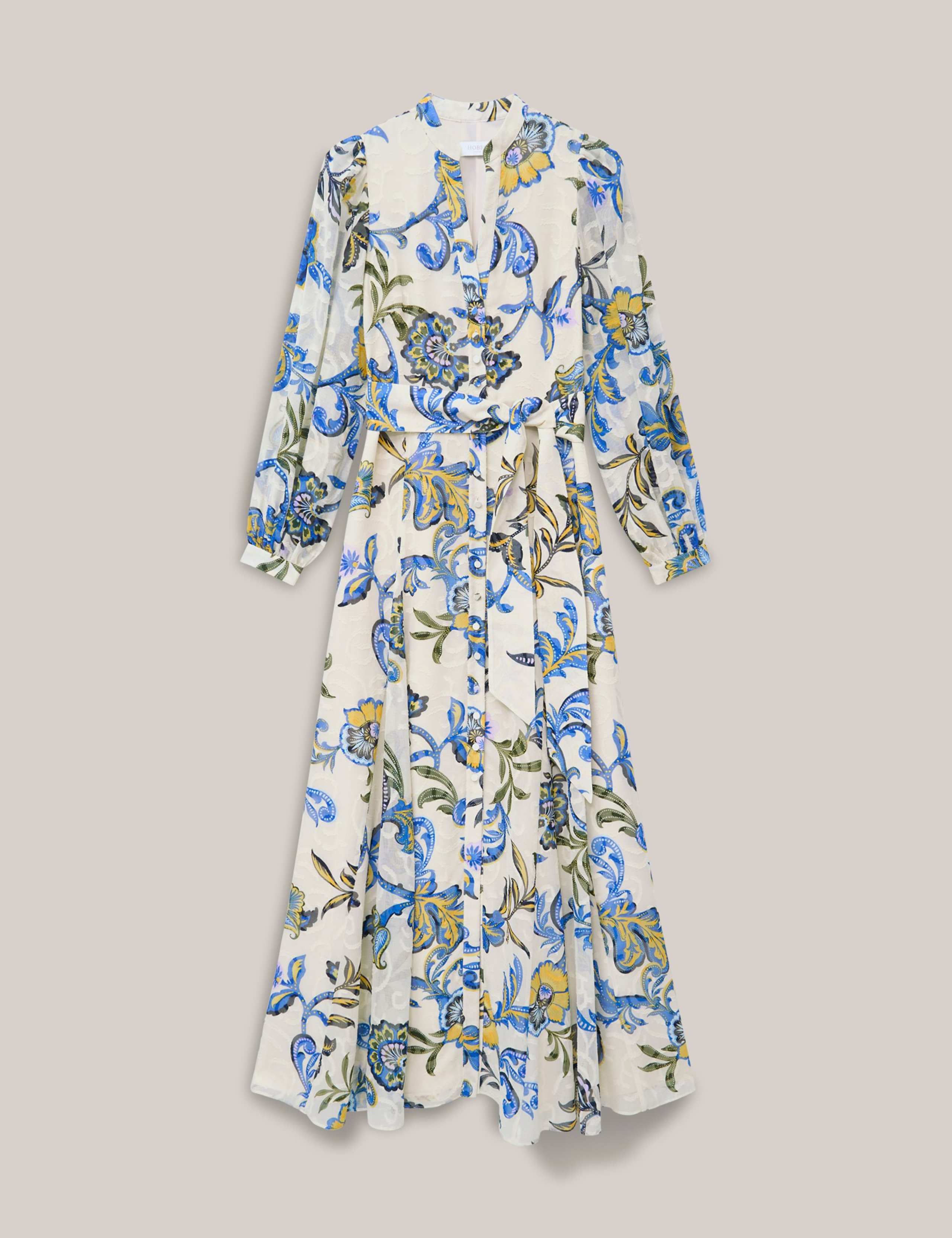 Paisley V-Neck Maxi Skater Dress 2 of 5