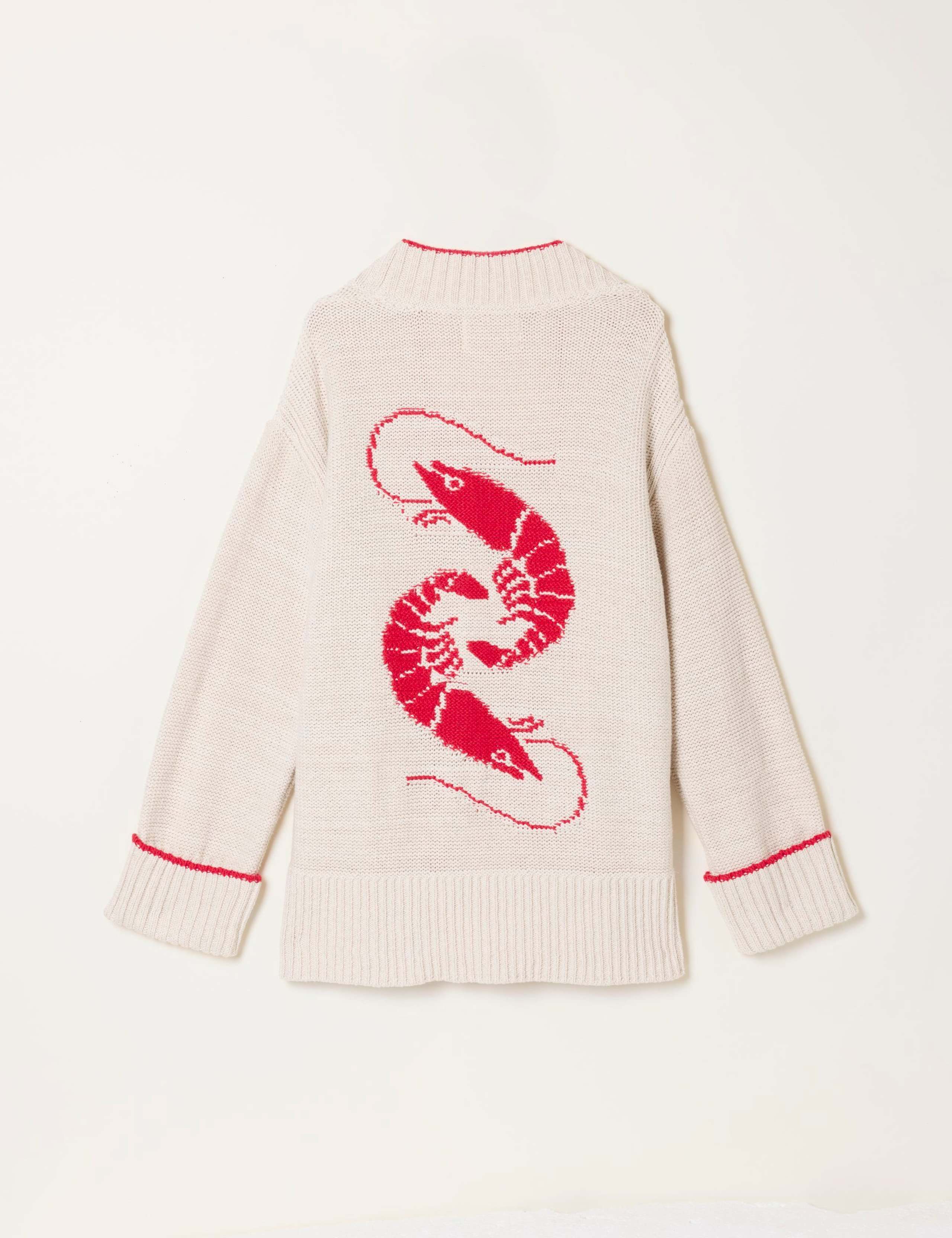 Cotton Rich Ribbed Shrimp Cardigan 7 of 7