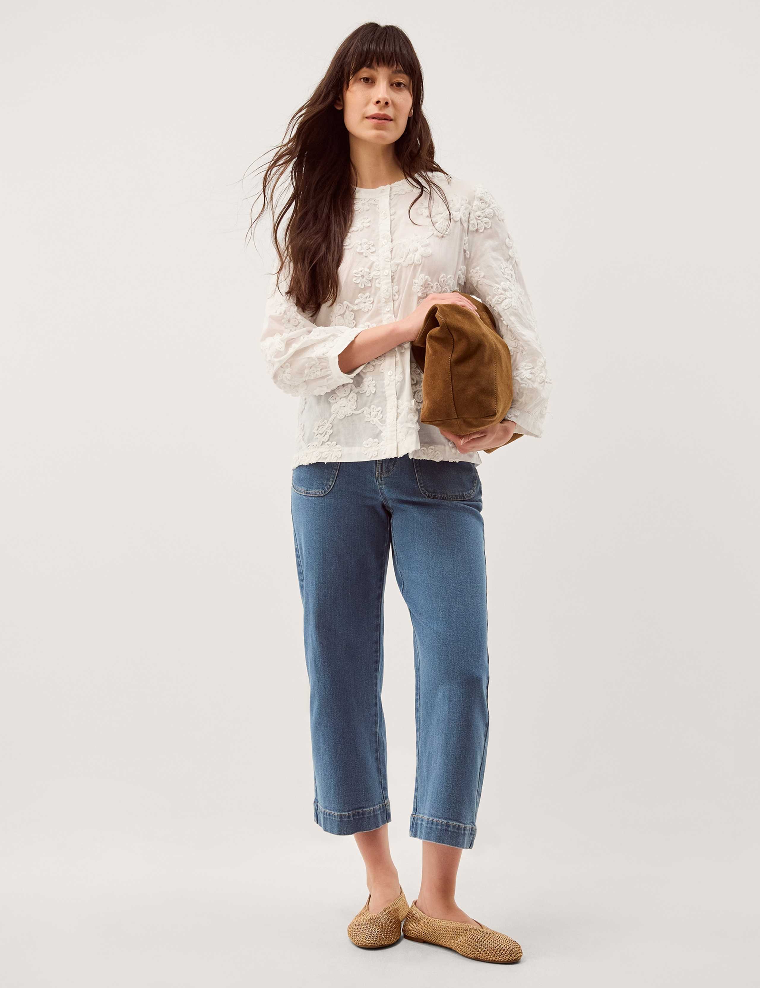Pure Cotton Embroidered Blouse 3 of 6