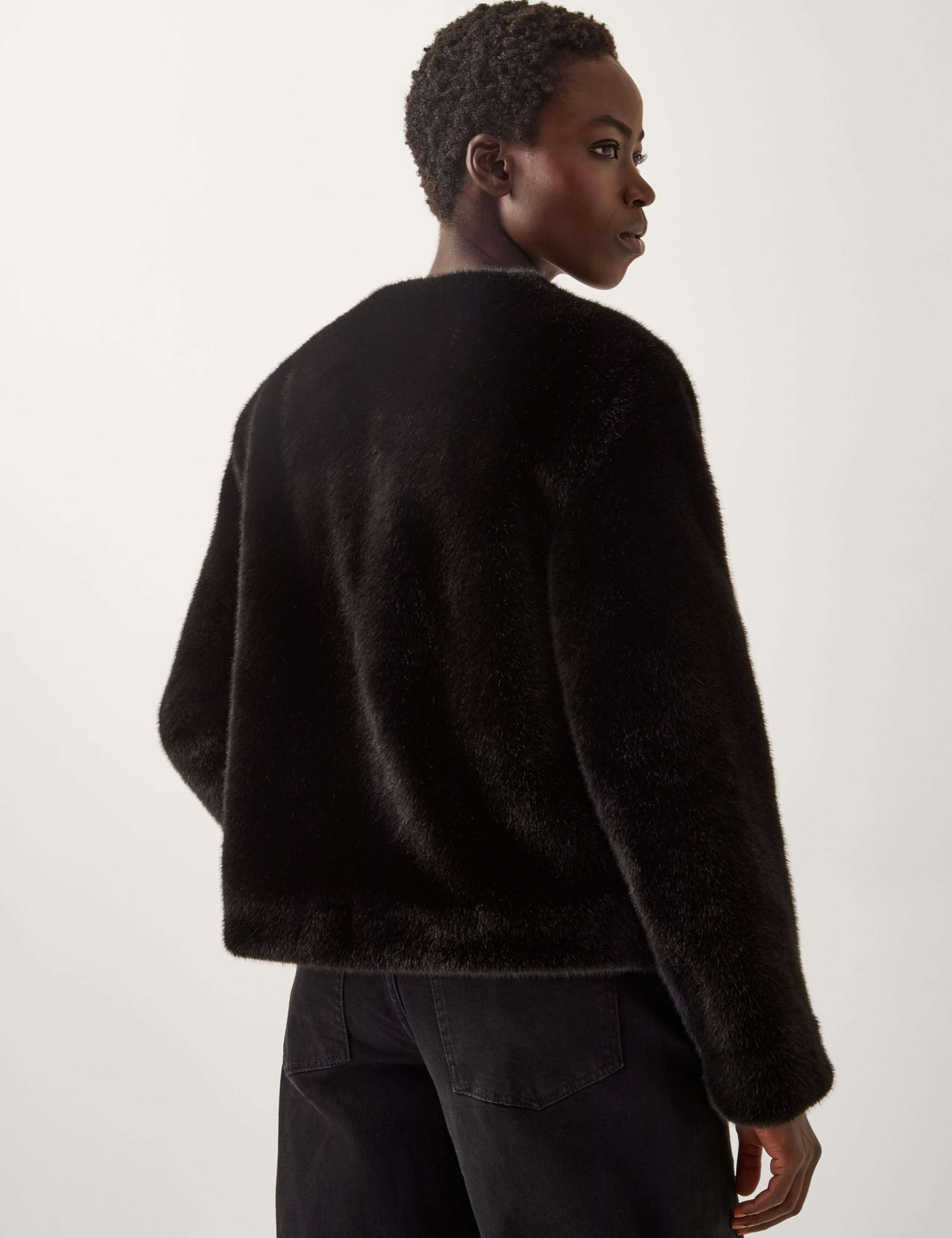 Faux Fur Short Jacket 2 of 5