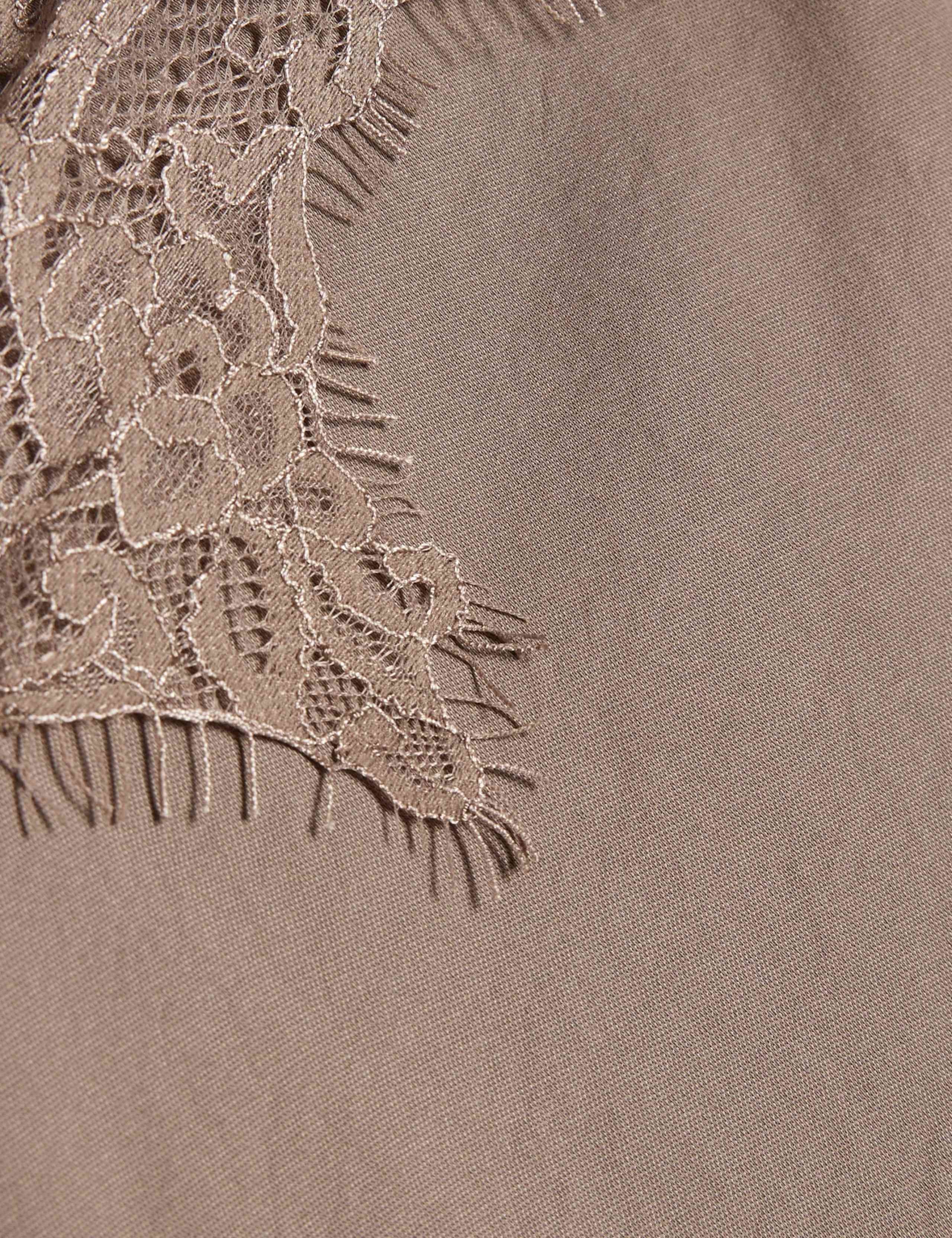 Satin Lace V-Neck Asymmetric Hem Cami Top 6 of 6
