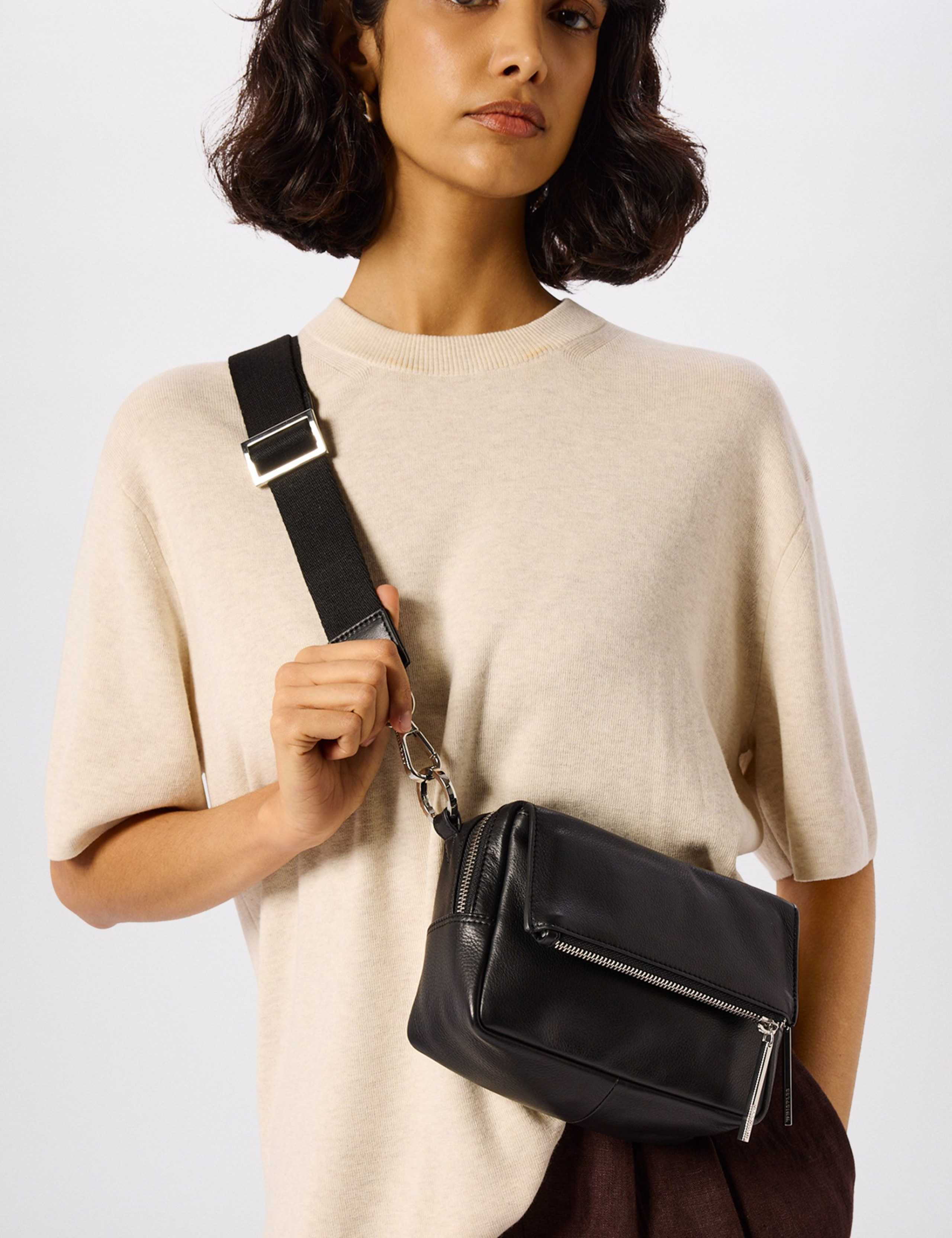 Leather Mini Cross Body Bag 4 of 5