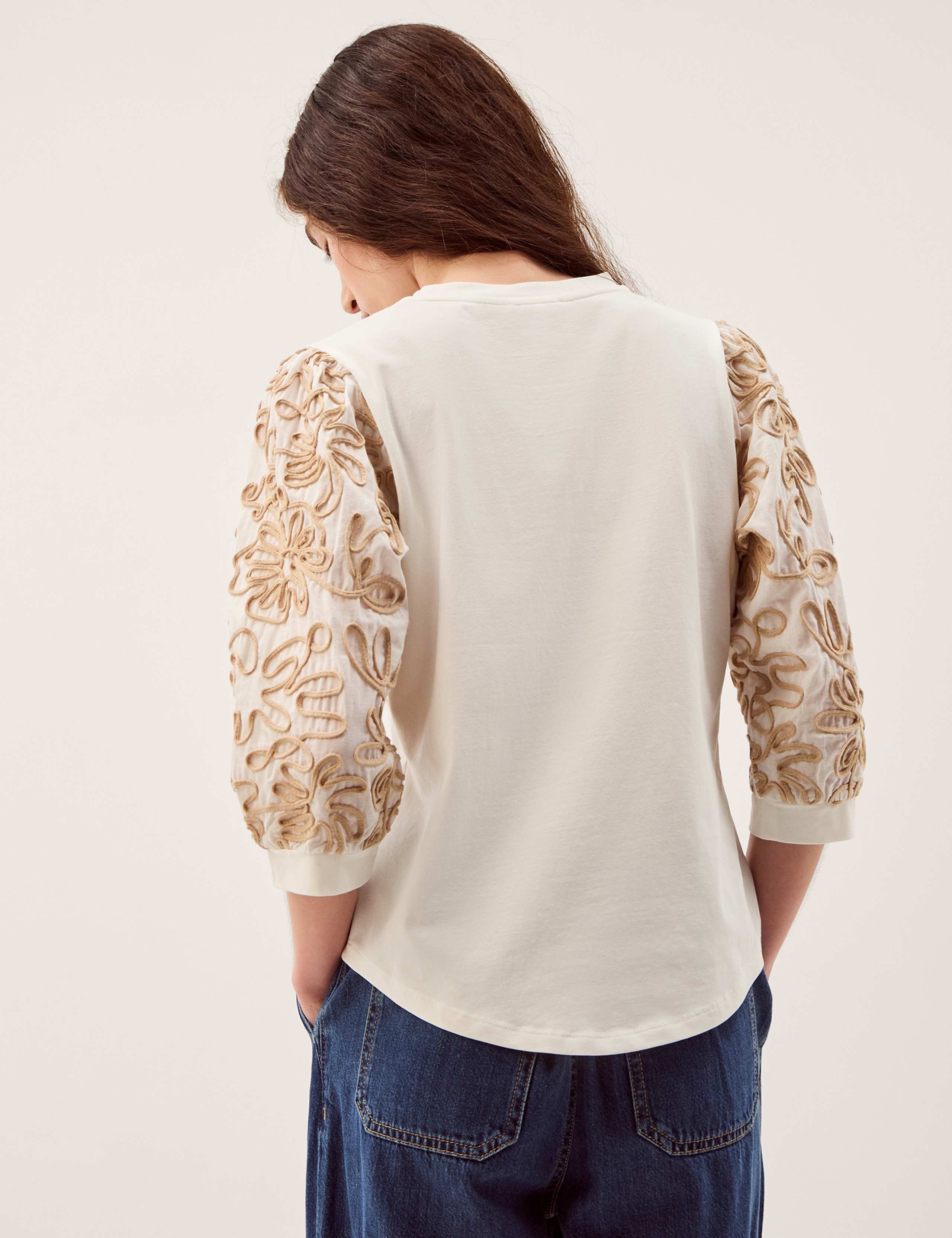 Cotton Rich Embroidered Top 5 of 5