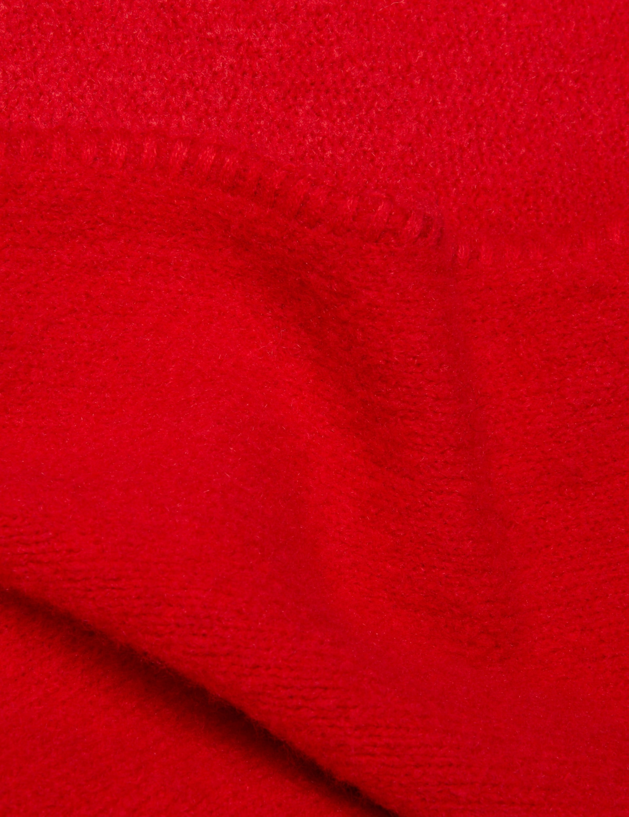 Knitted Textured Triangle Scarf 2 of 7