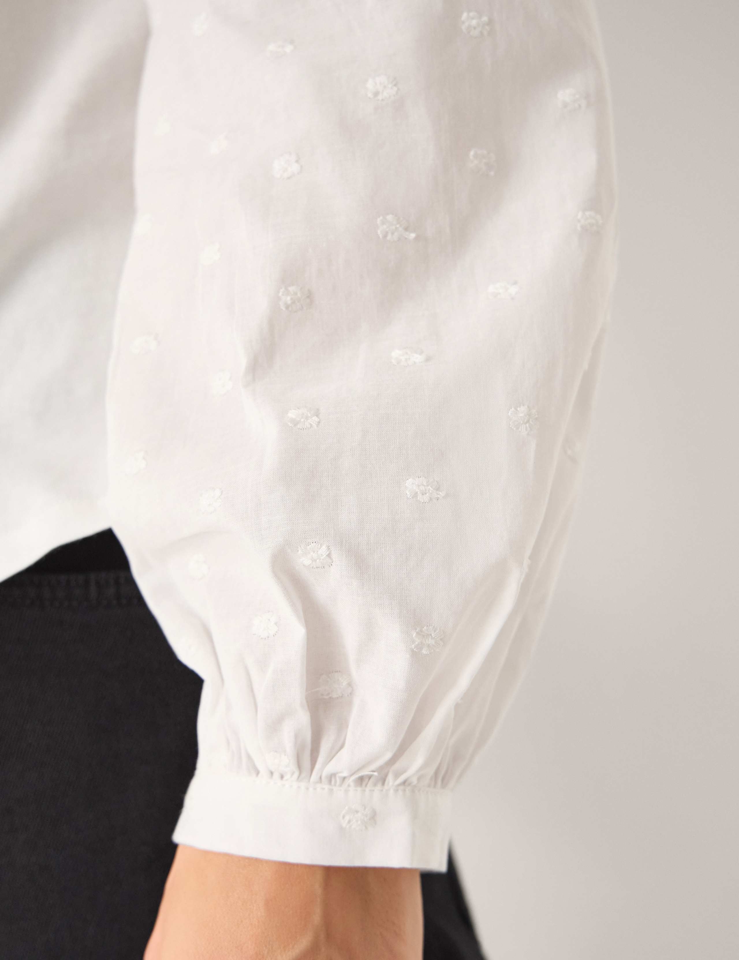 Pure Cotton Embroidered Blouse 6 of 6