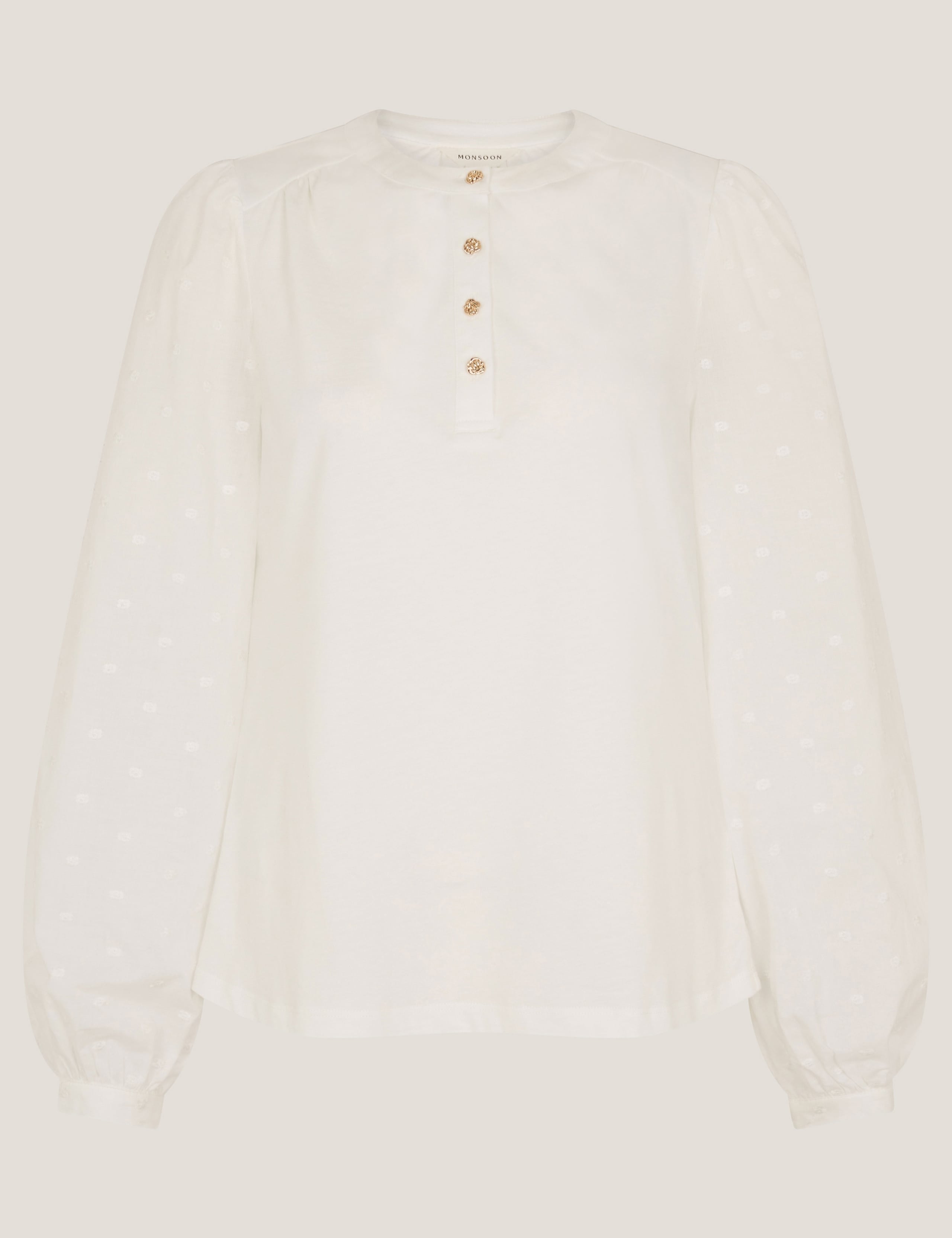 Pure Cotton Embroidered Blouse 2 of 6