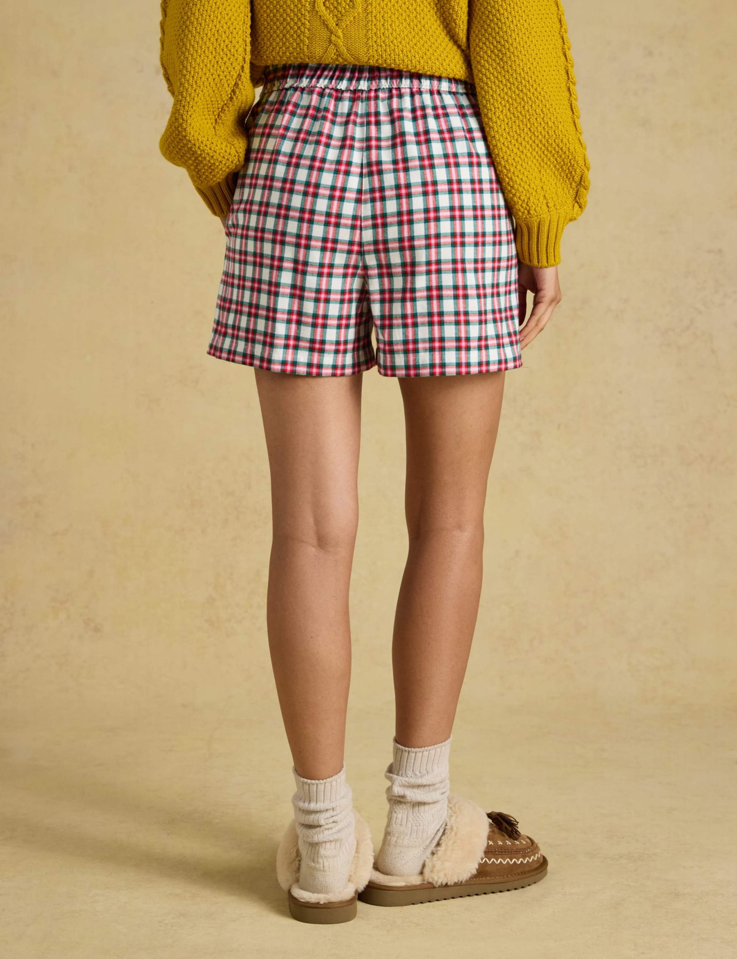 Pure Cotton Checked Shorts 3 of 6