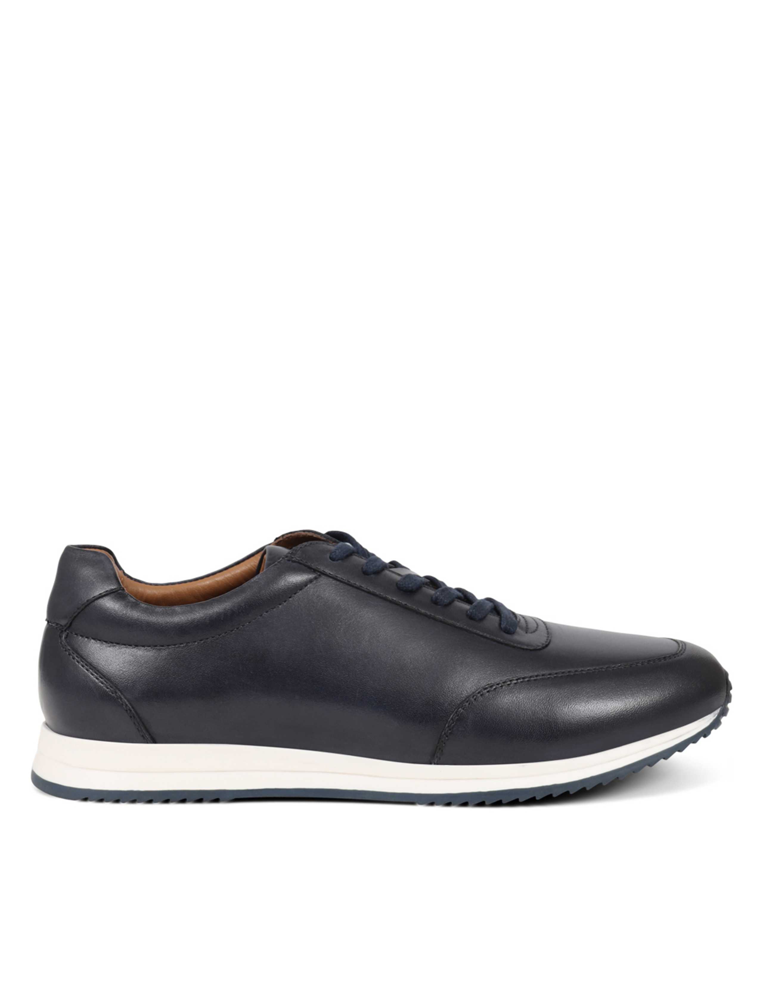 Leather Lace Up Trainers 2 of 7