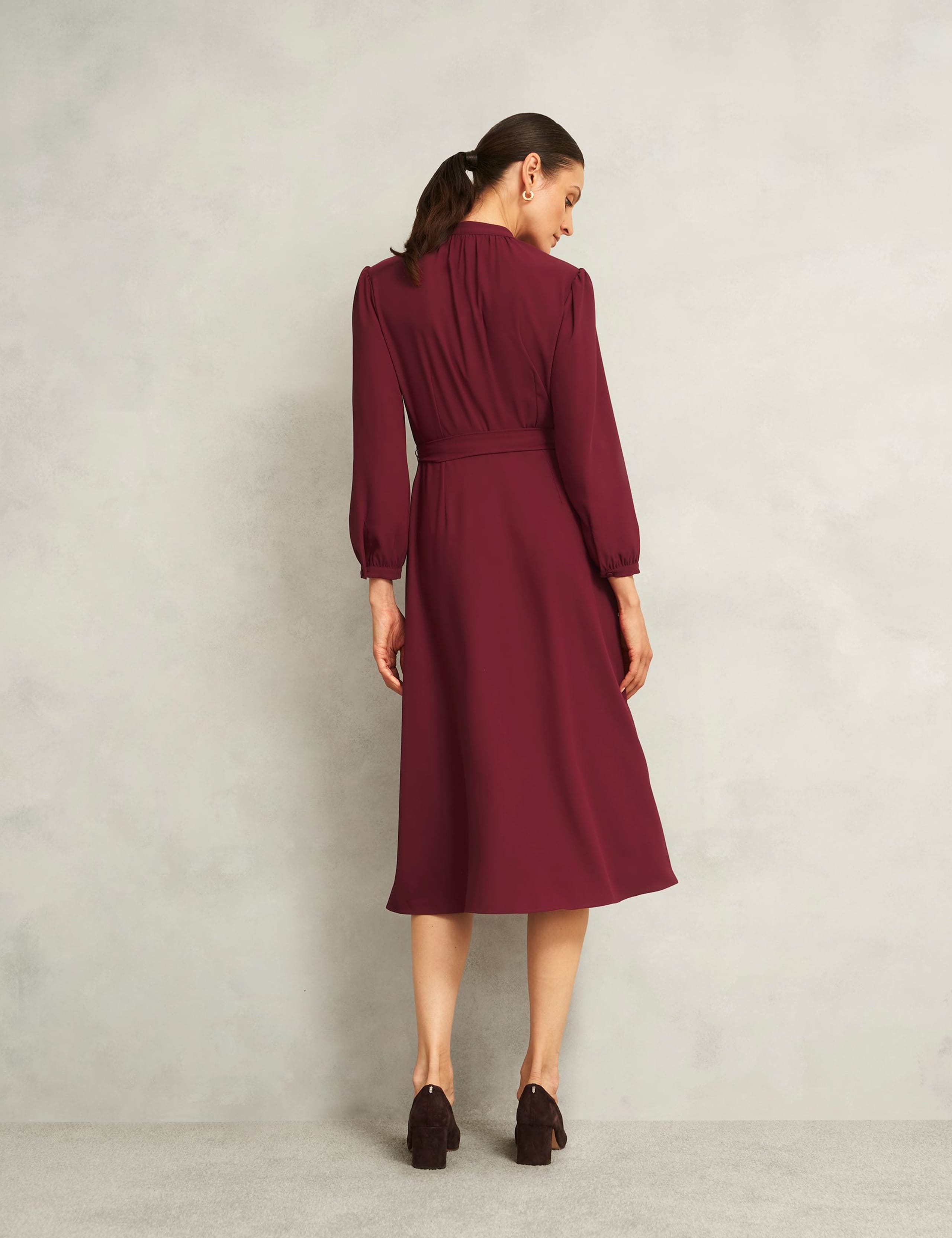 V-Neck Button Through Skater Dress 5 of 6
