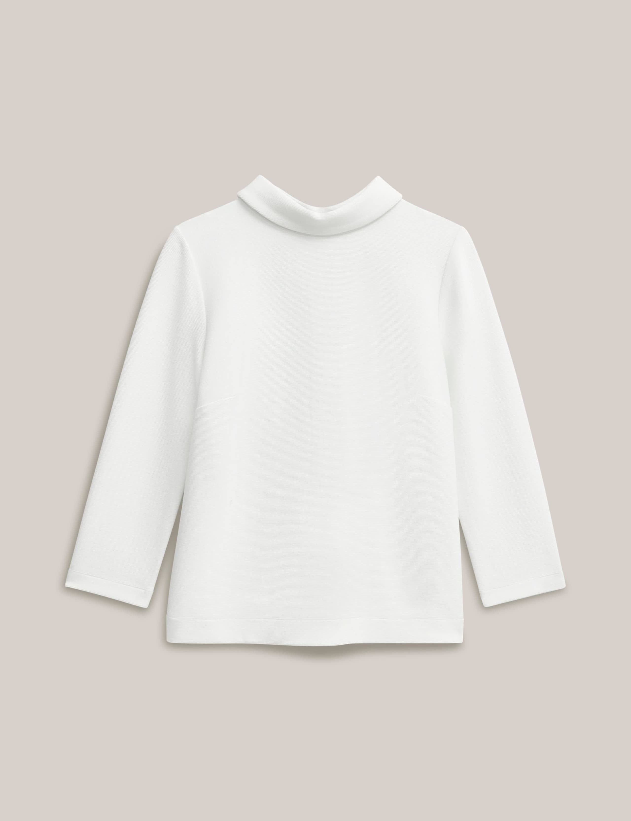 Textured Roll Neck Top 2 of 5