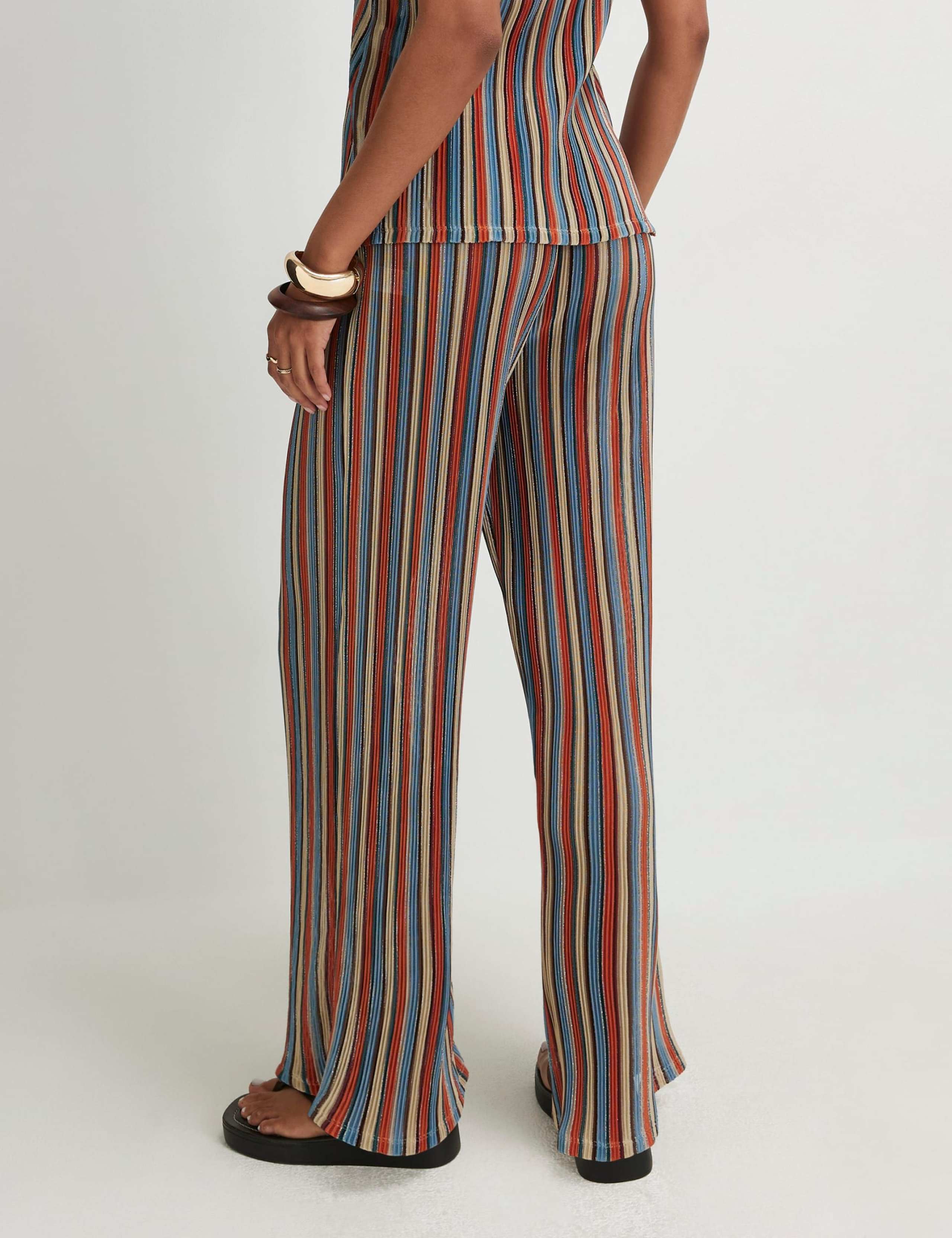 Metallic Striped Bandeau Top 3 of 4