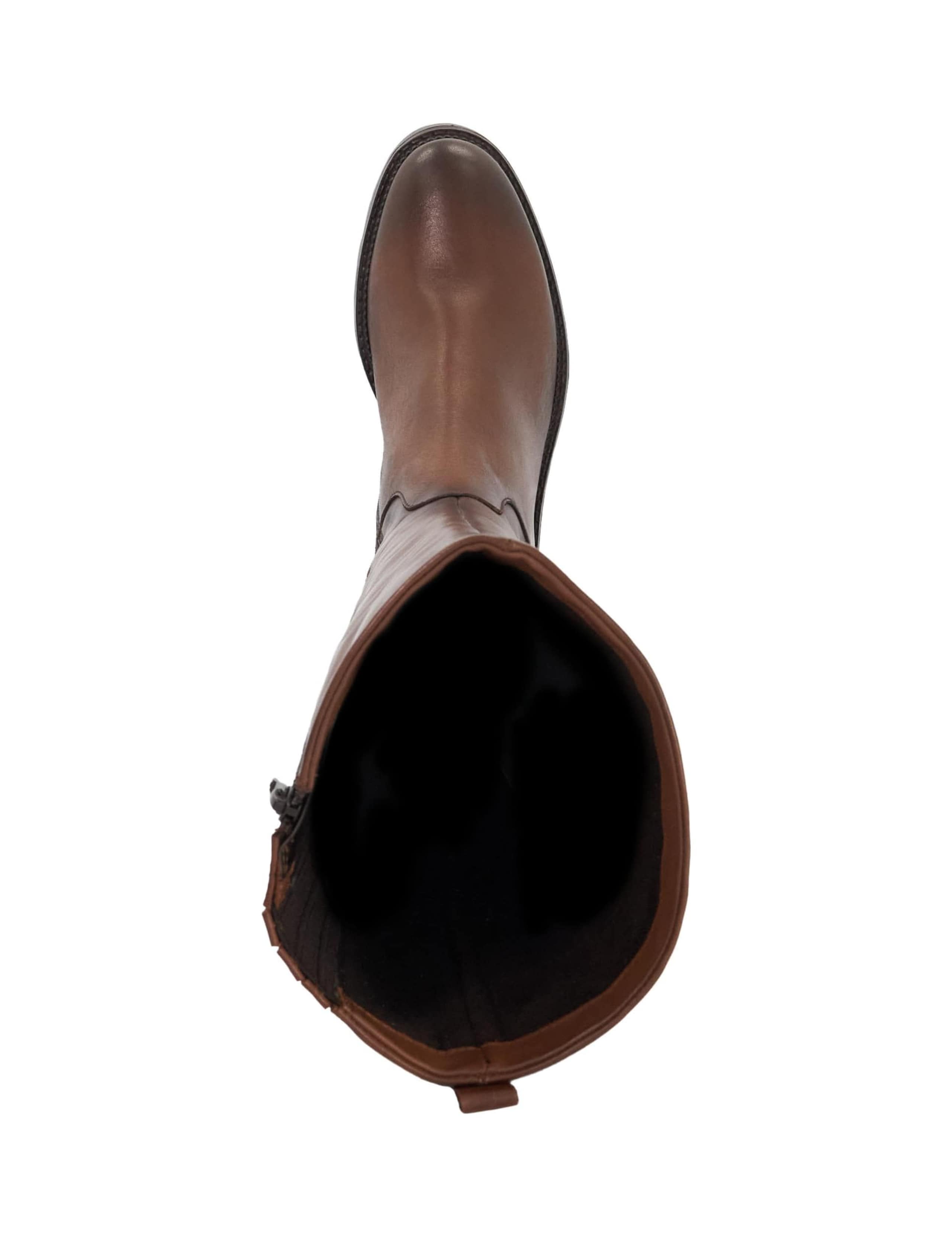 Wide Fit Leather Block Heel Knee High Boots 2 of 5