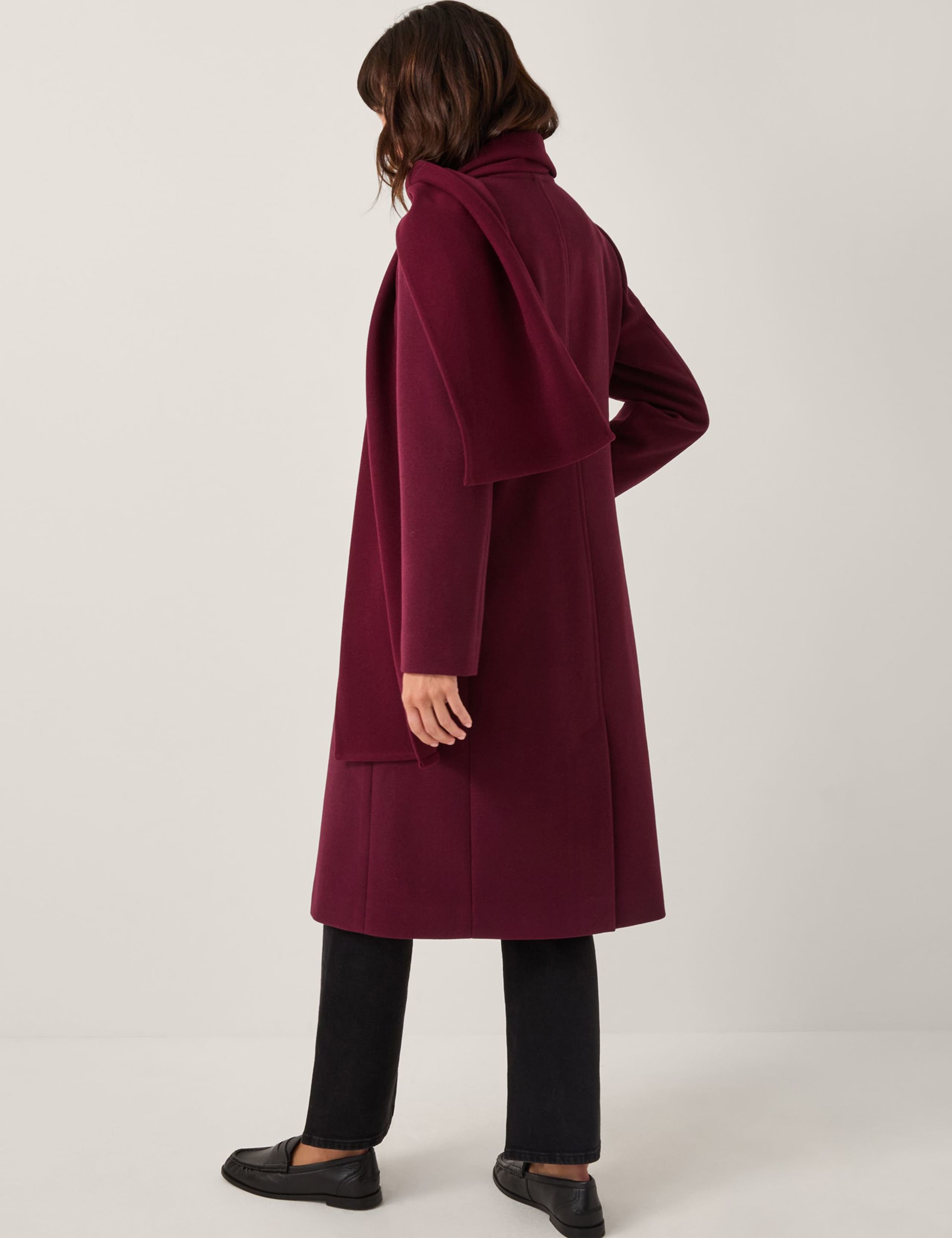 Scarf Longline Coat 2 of 5