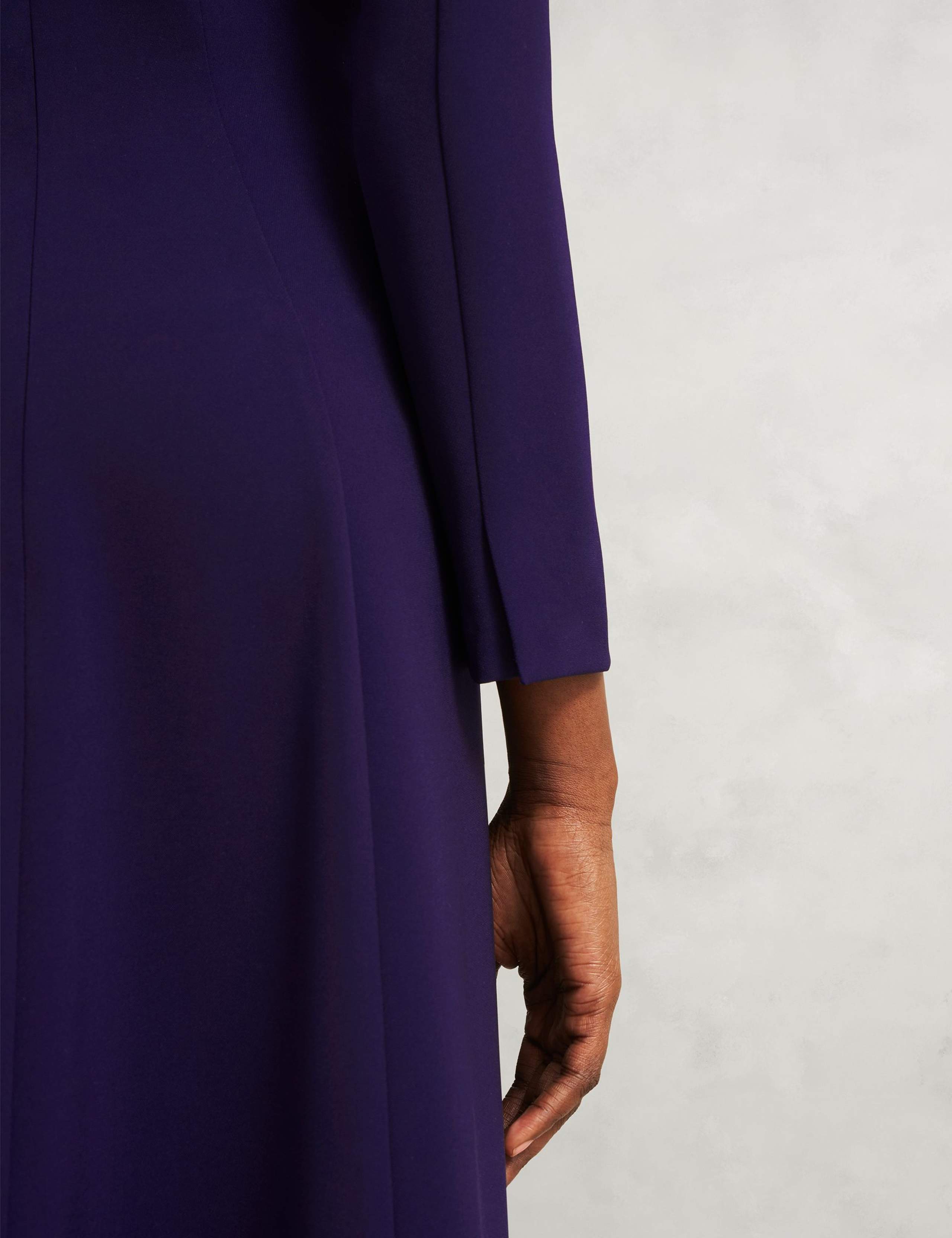 Slash Neck Midi Skater Dress 6 of 6