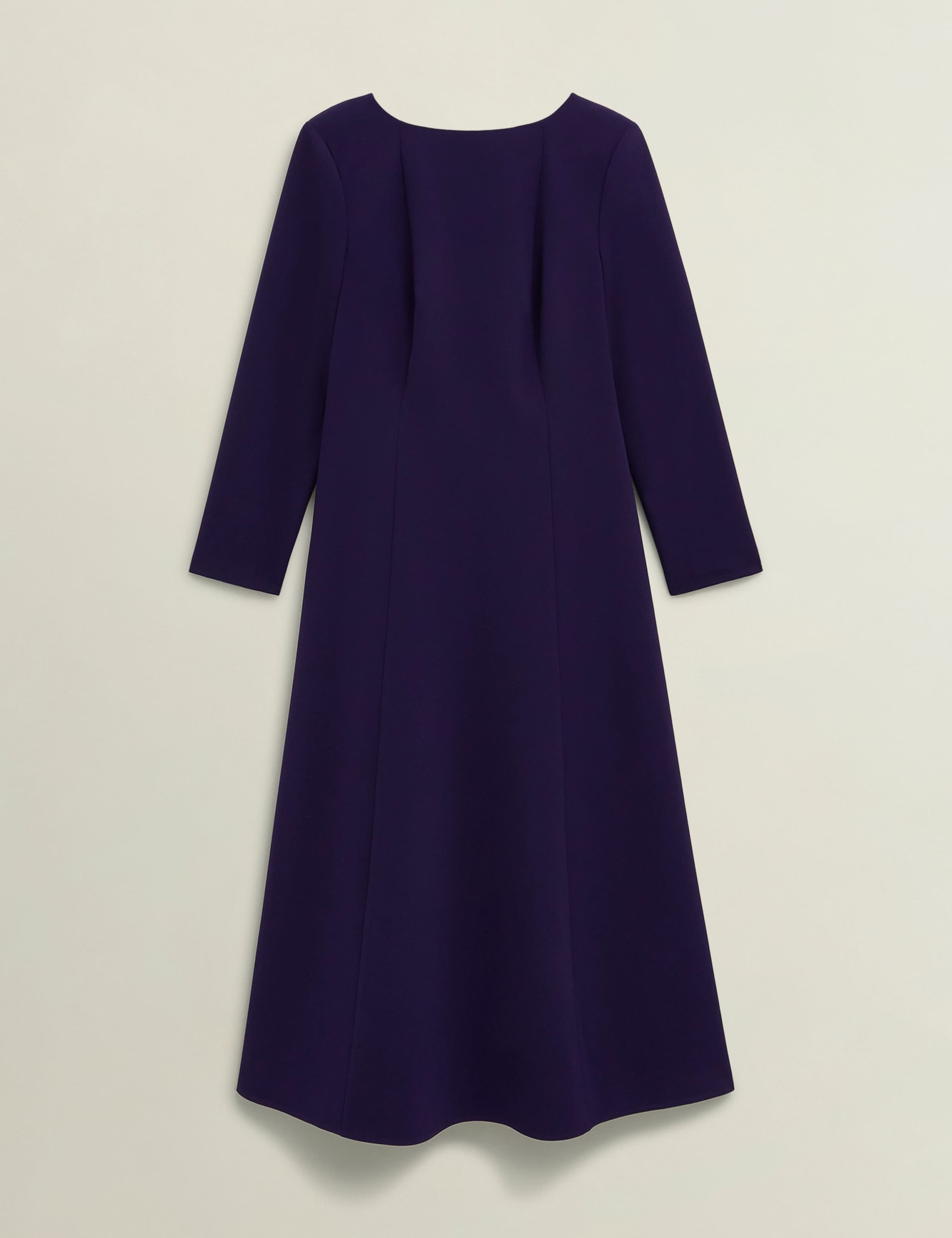 Slash Neck Midi Skater Dress 2 of 6