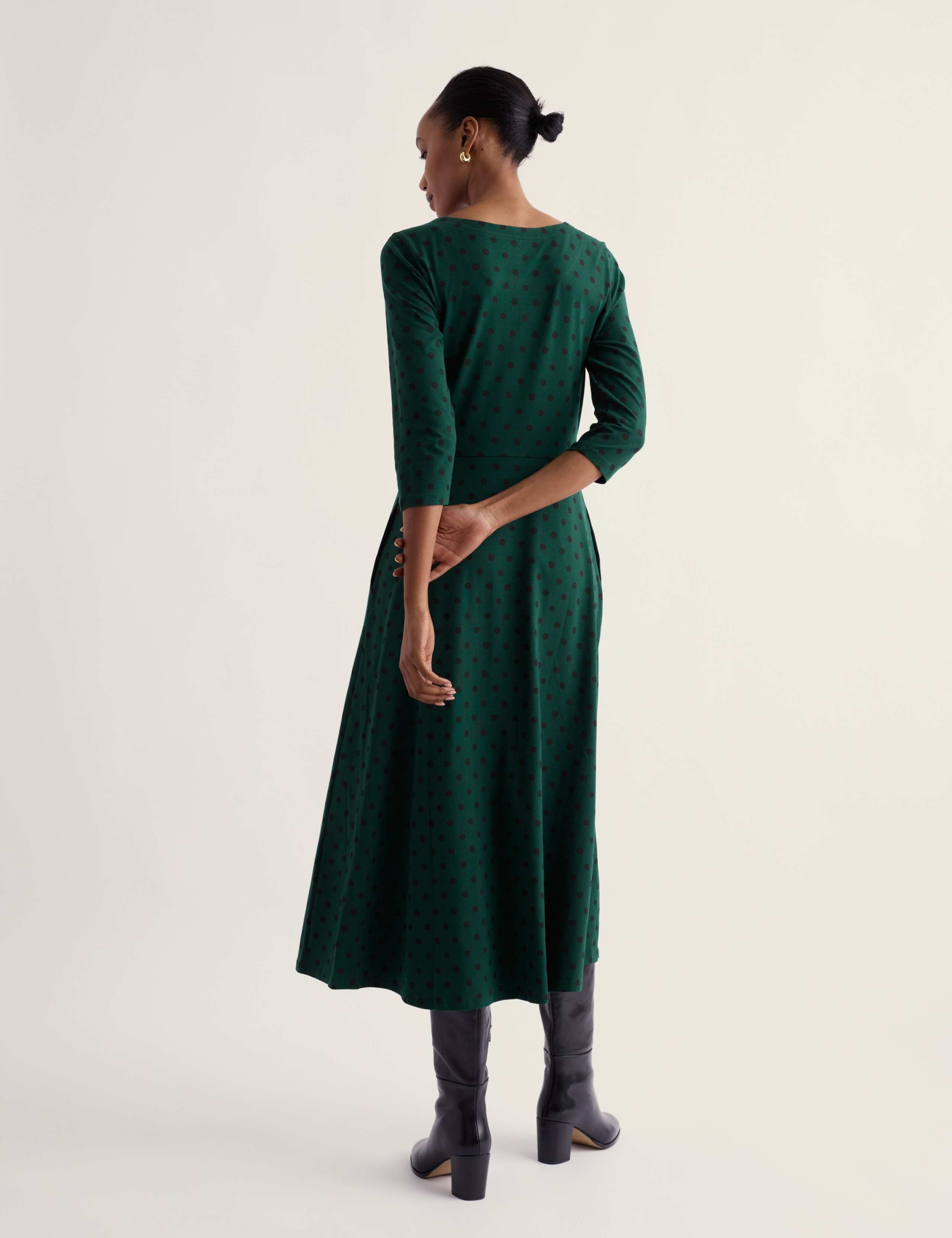 Printed Midi Relaxed Dress 4 of 4