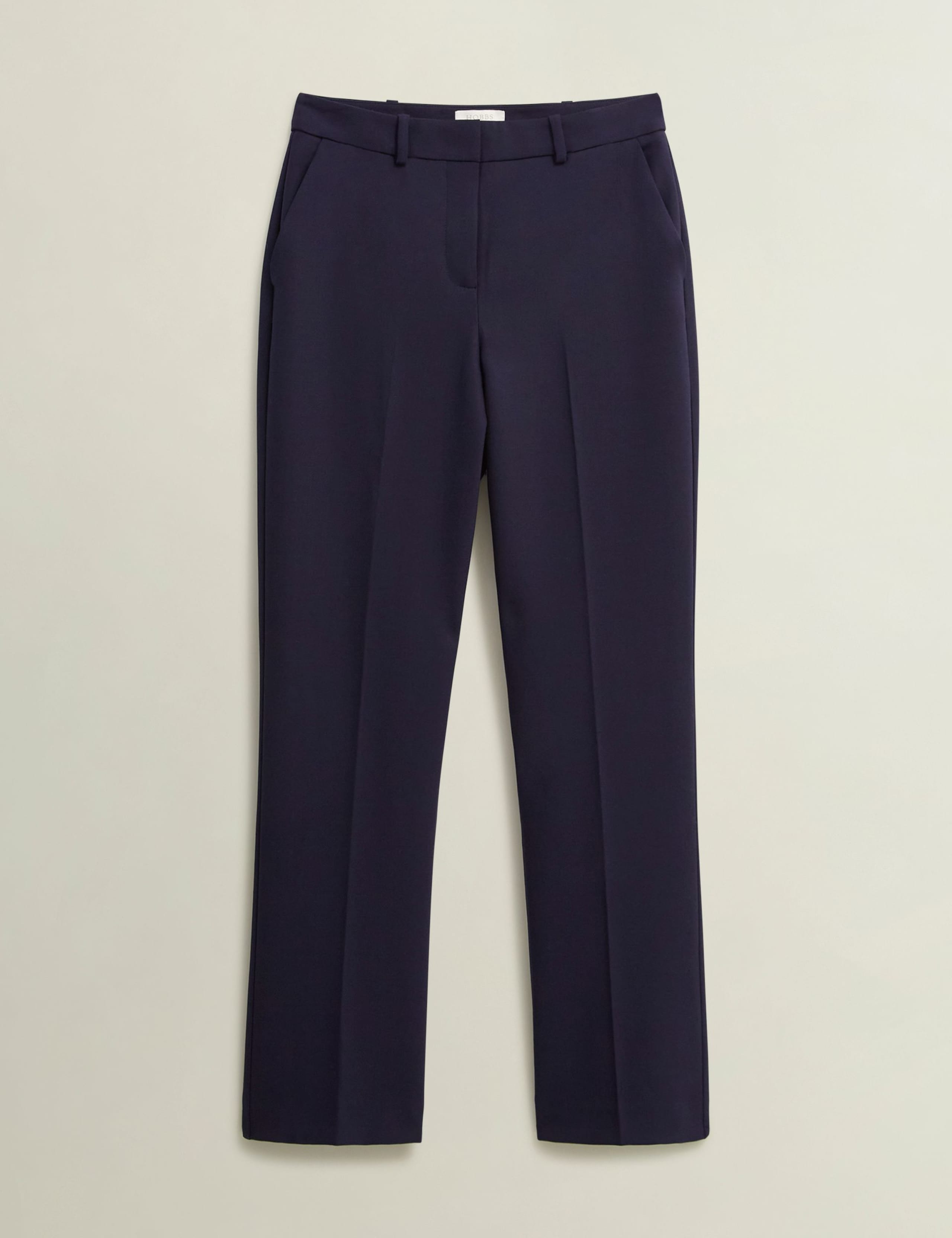 Wool Blend Straight Leg Trousers 2 of 5