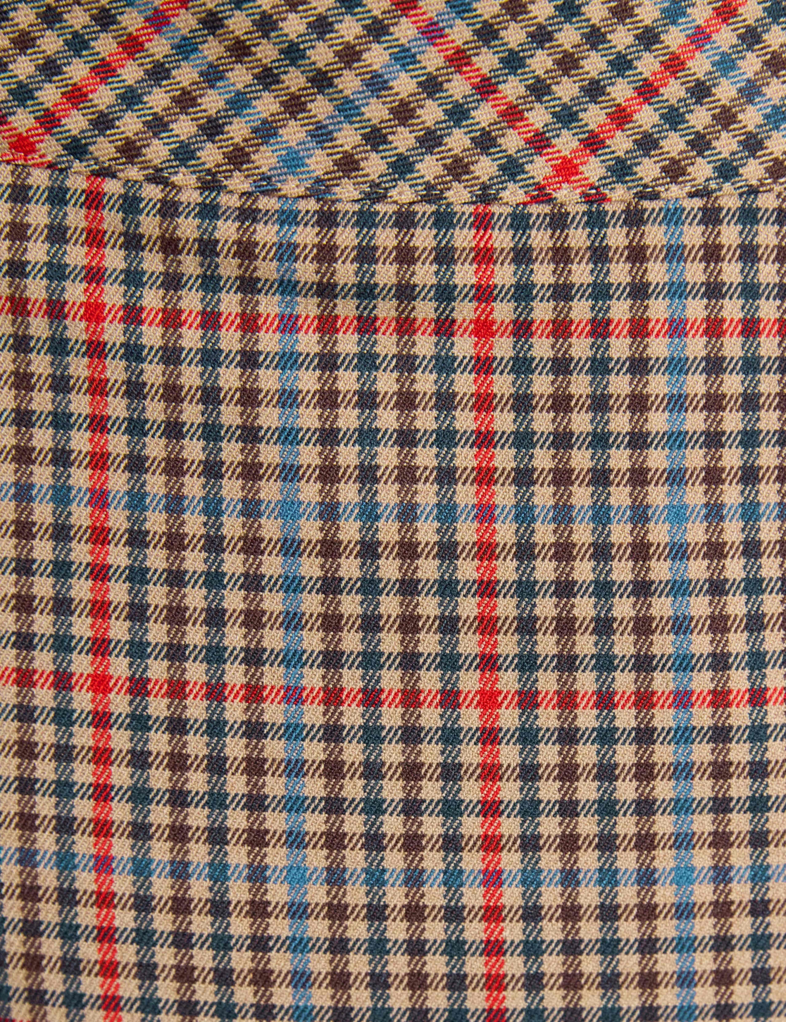 Checked Pleated A Line Skirt 6 of 7