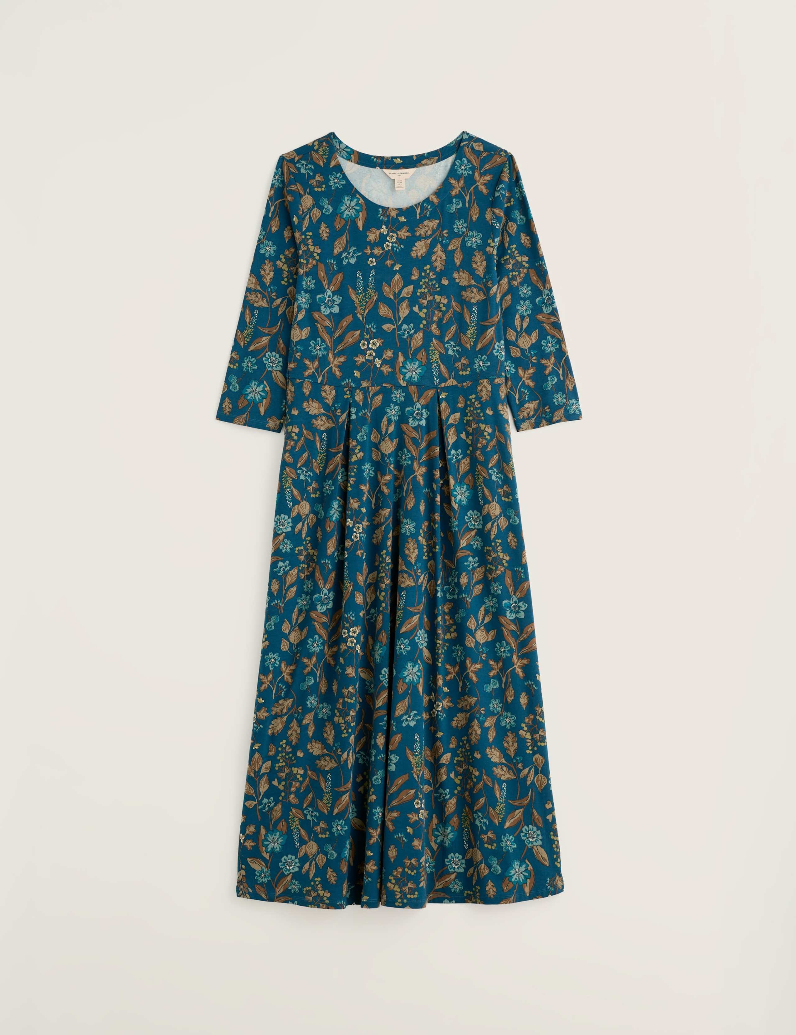 Floral Midi Fit & Flare Dress 2 of 5