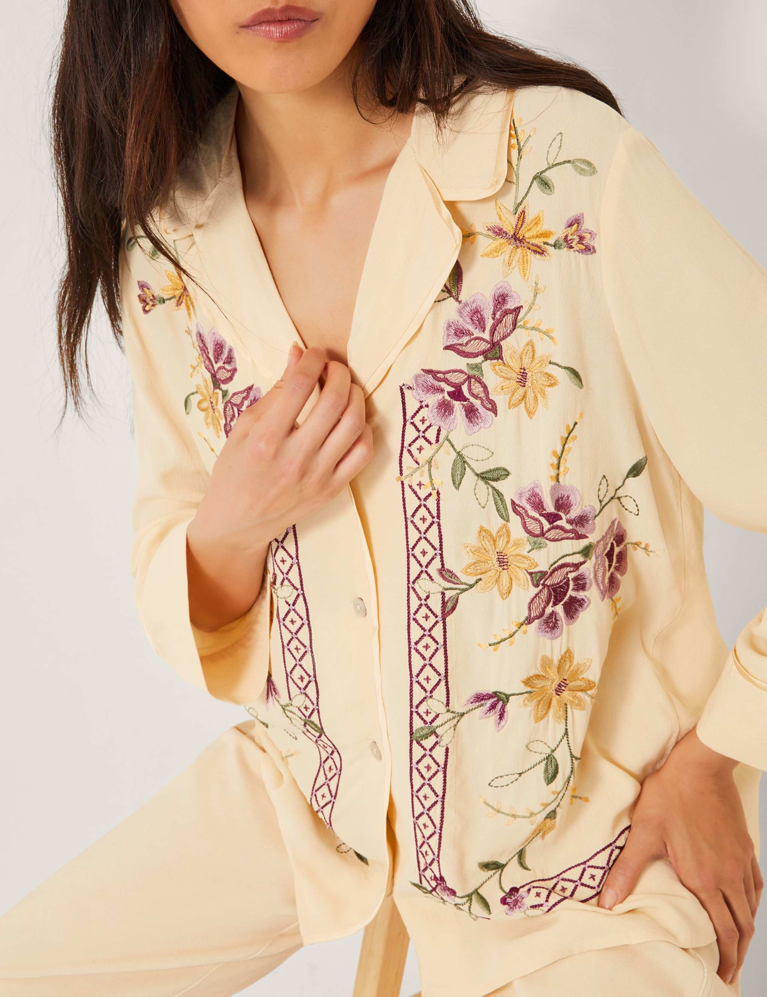 Floral Embroidered Shirt 2 of 4