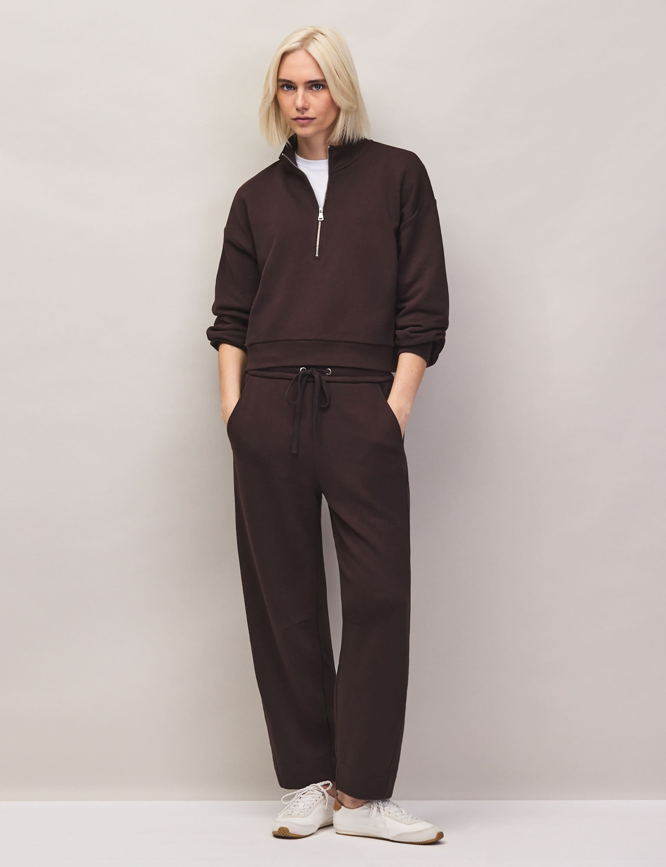 Cotton Rich Half Zip Sweatshirt 4 of 4