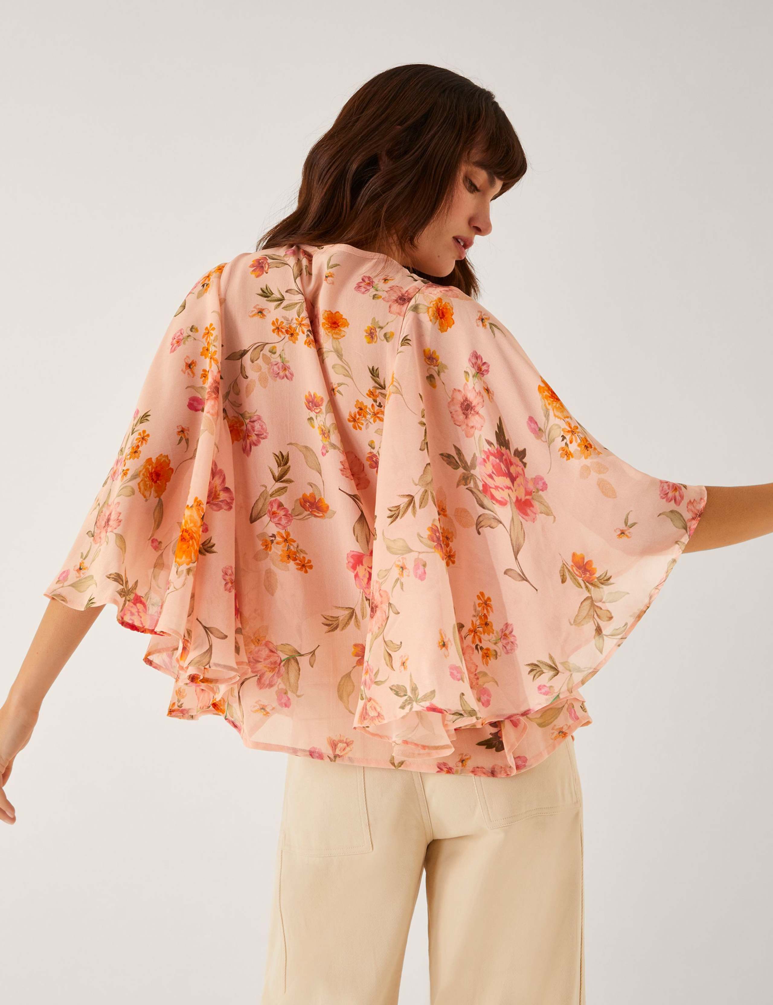 Floral Shirred Blouse 2 of 4