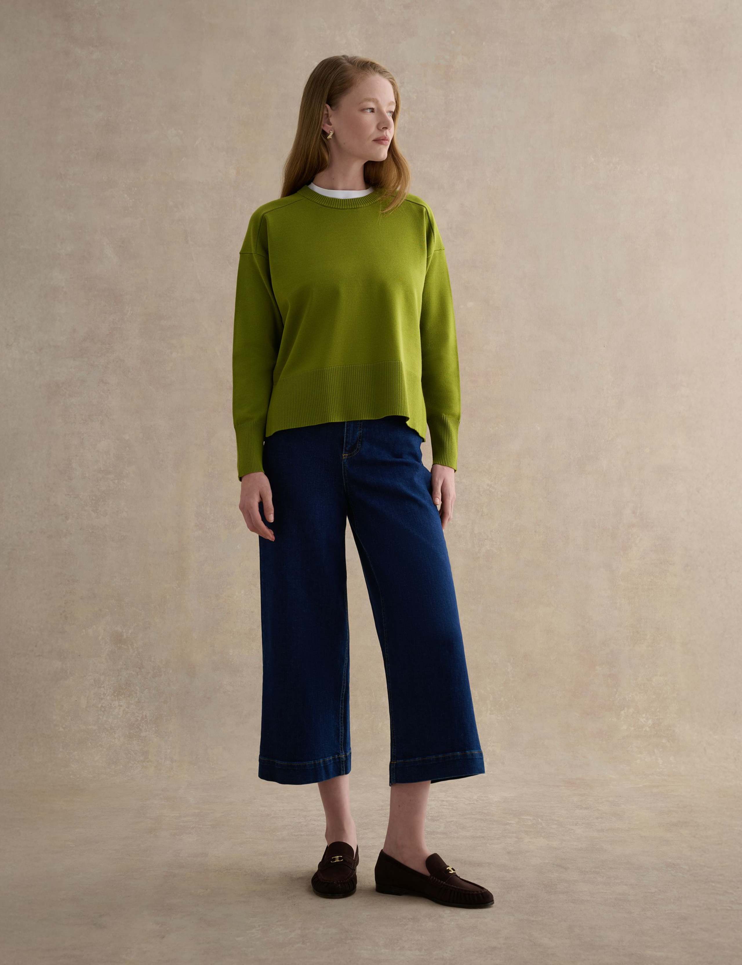 Crew Neck Split Hem Jumper 3 of 5