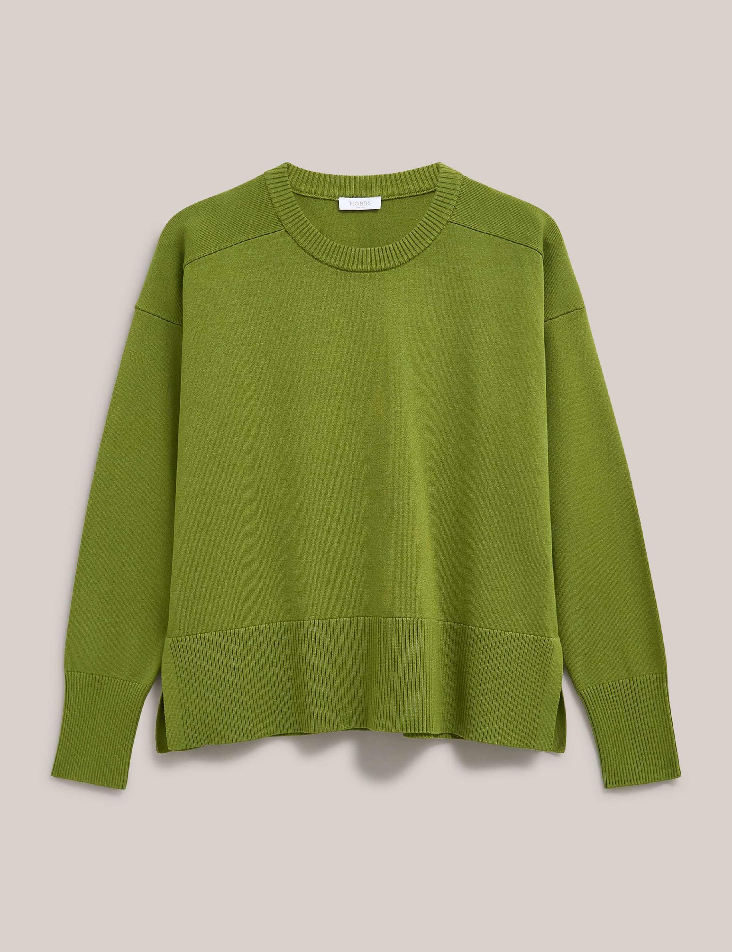 Crew Neck Split Hem Jumper 2 of 5